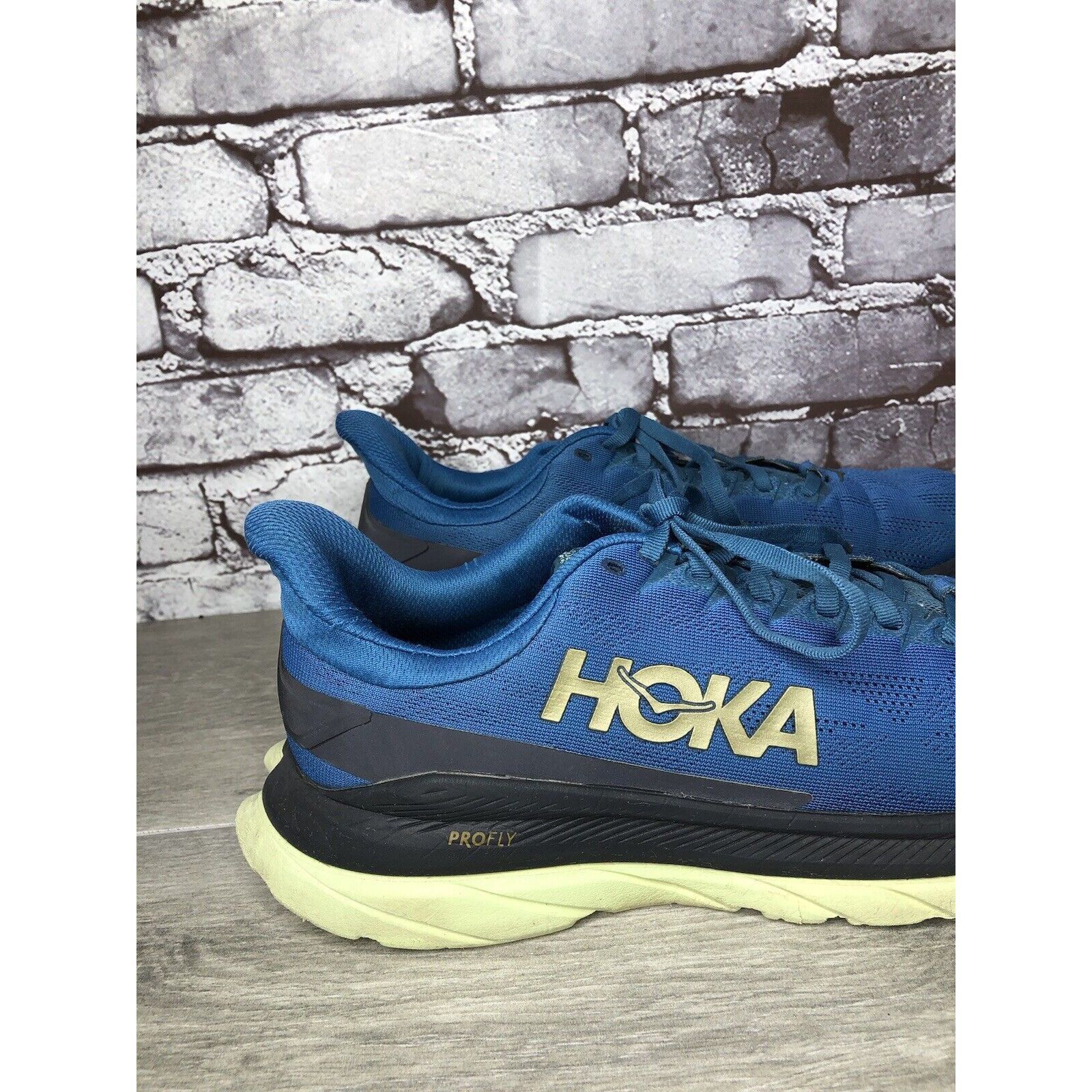 Hoka Hoka One One Mach 4 Blue Coral Synthetic Lace Up Running Sho Size US 9.5 / EU 42-43 - 16 Thumbnail