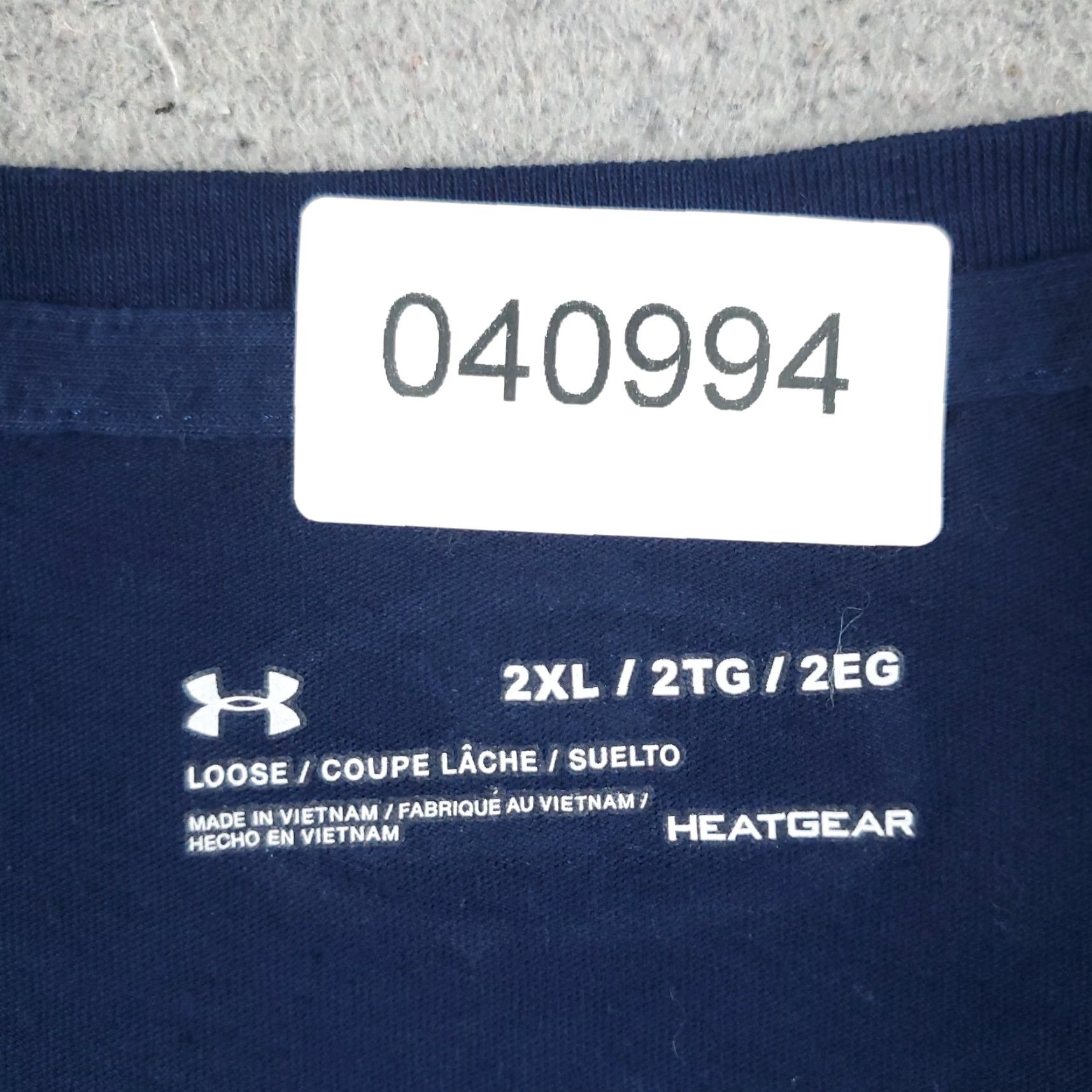 Under Armour Under Armour T Shirt Mens 2XL Blue Active Wear Out Short Sleeve Shirt Crew Neck Pullover Logo Basic Sports Size US XXL / EU 58 / 5 - 8 Thumbnail