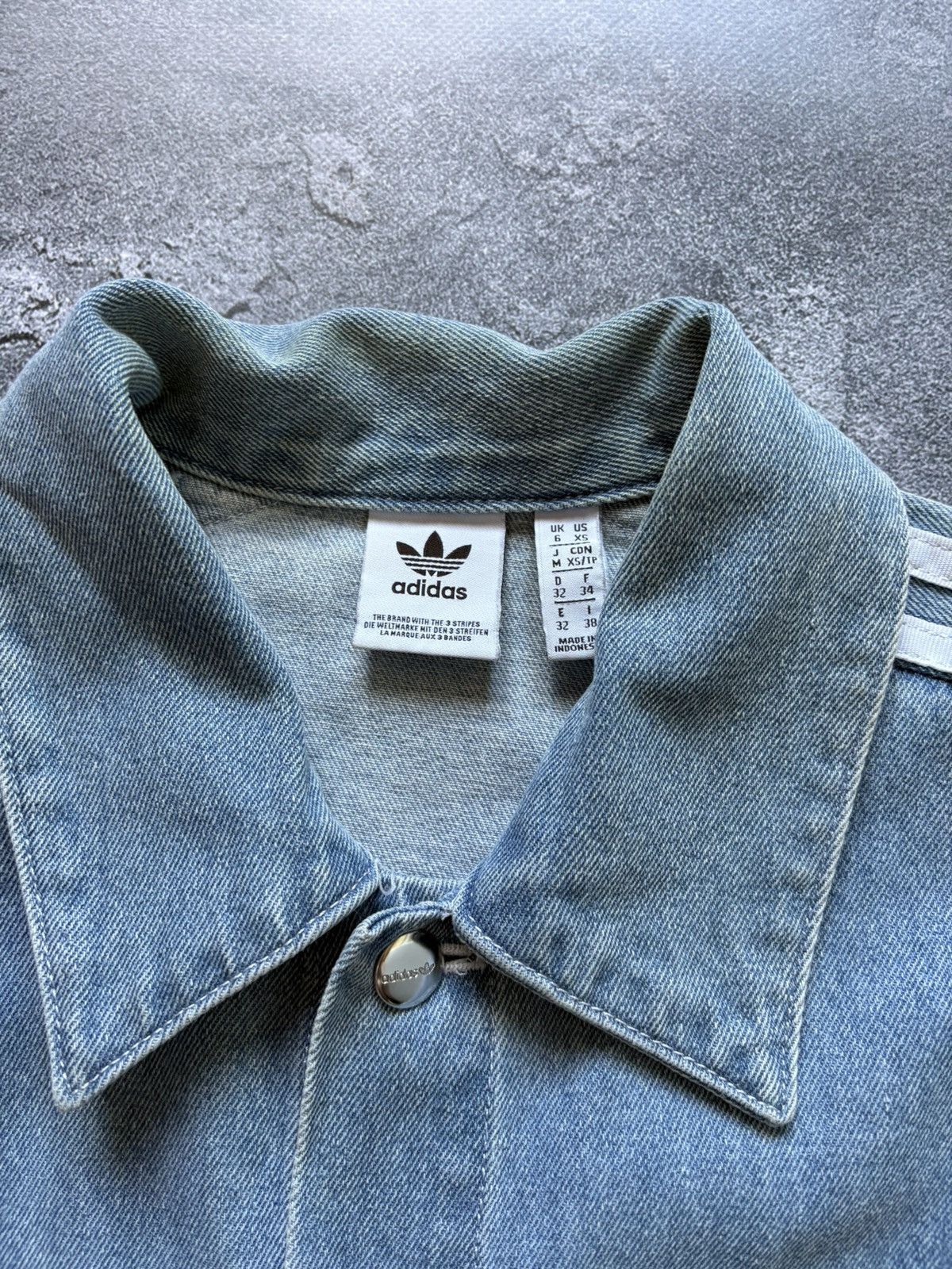 Adidas Adidas x Florucci Y2K Streetwear Women’s Denim Jacket Rare Size XS / US 0-2 / IT 36-38 - 11 Thumbnail