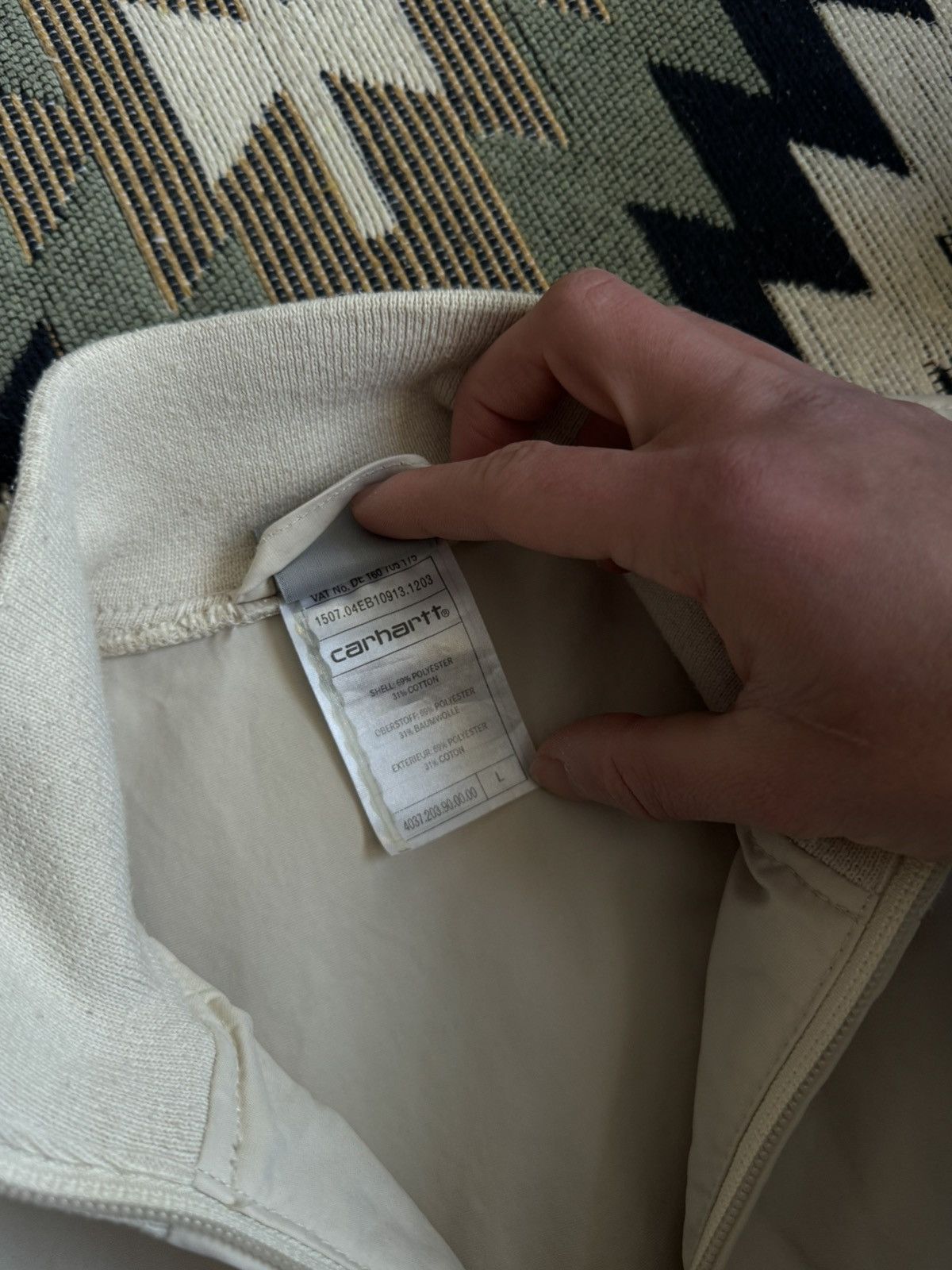 Carhartt Vintage Carhartt Beige Women’s Jacket Size L / US 10 / IT 46 - 10 Thumbnail