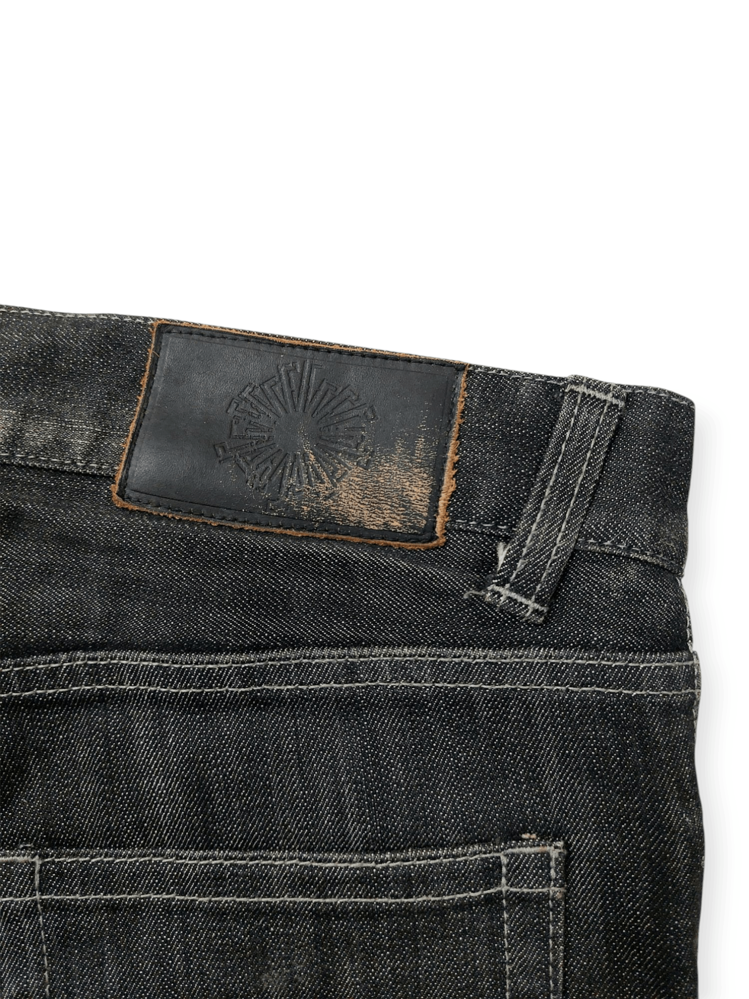 Tornado Mart 💥Tornado Mart Whiskers Super Flared Denim Size US 33 - 16 Thumbnail