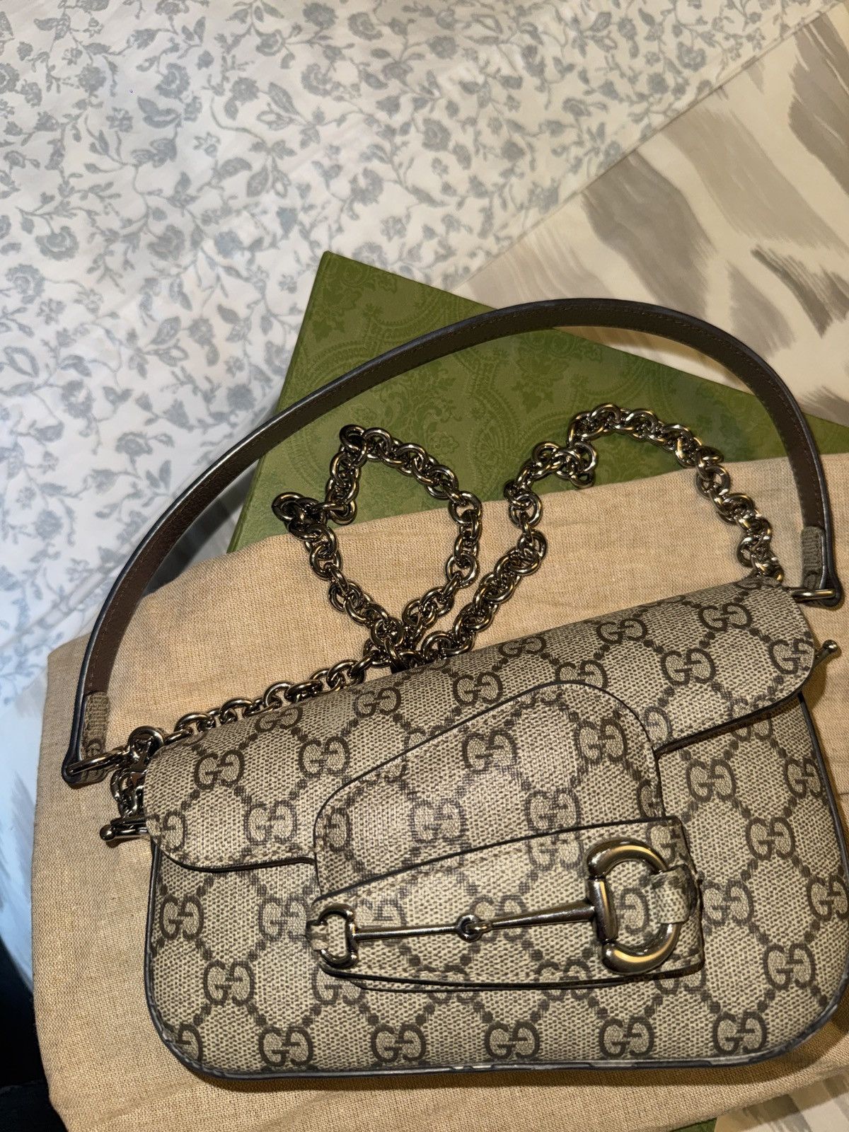 Gucci Gucci Horsebit 1955 Mini Shoulder Bag Size ONE SIZE - 4 Thumbnail