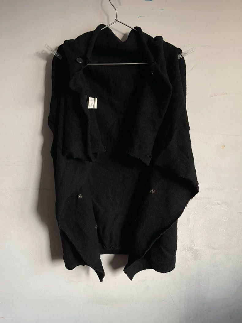 Y's Y's Black Wool Vest Size US L / EU 52-54 / 3 - 5 Thumbnail