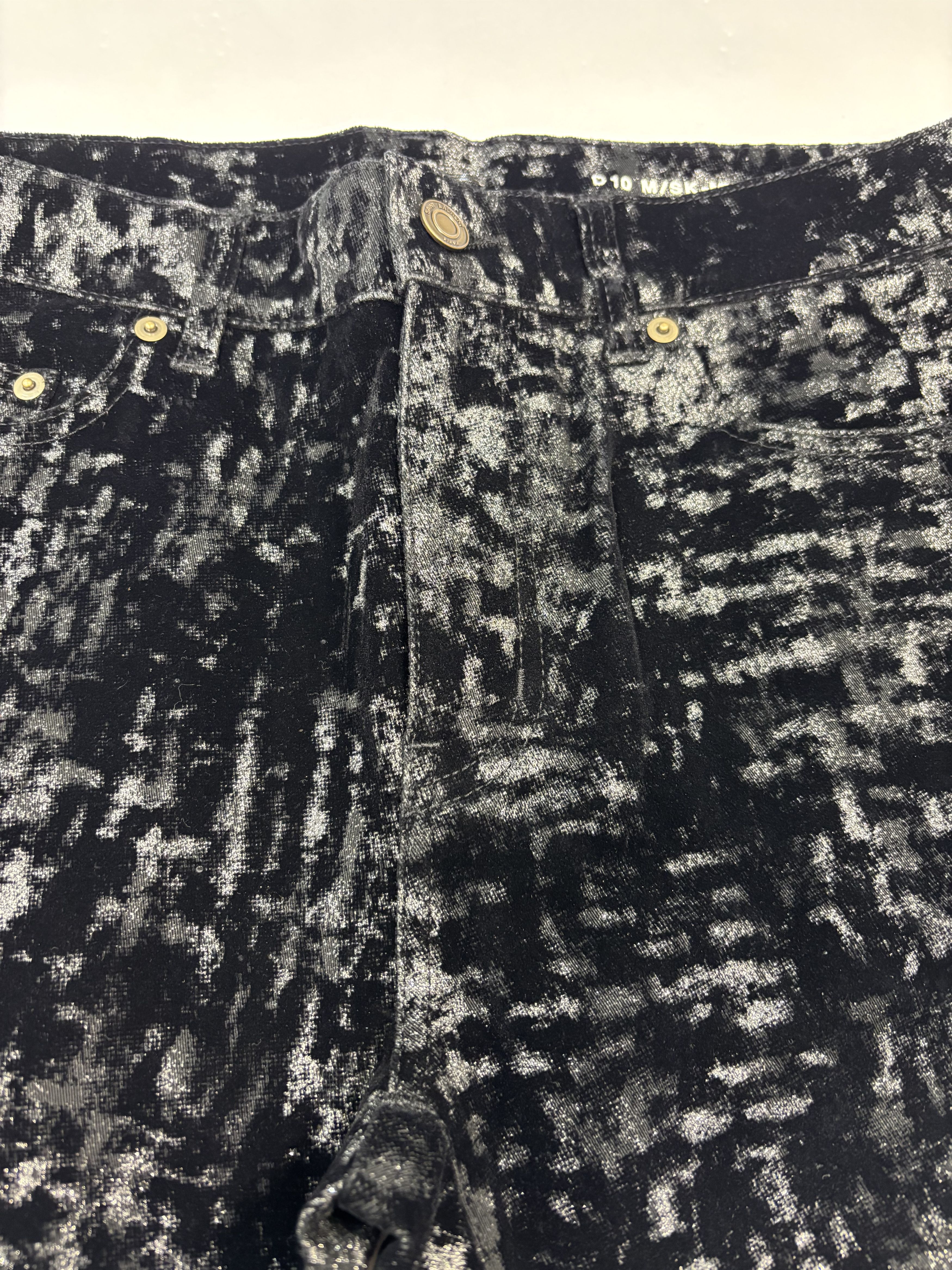 Saint Laurent Paris Saint Laurent Black & Grey Marble Pants Size US 32 / EU 48 - 2 Thumbnail