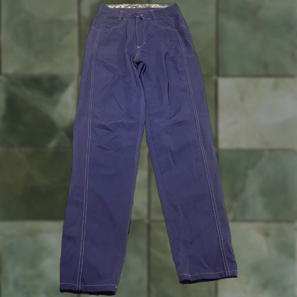 Vintage VINTAGE Marithe Francois Girbaud Womens Pants Size 26 Purple Regular Fit 90s Fashion Size 26" / US 2 / IT 38 - 1 Thumbnail