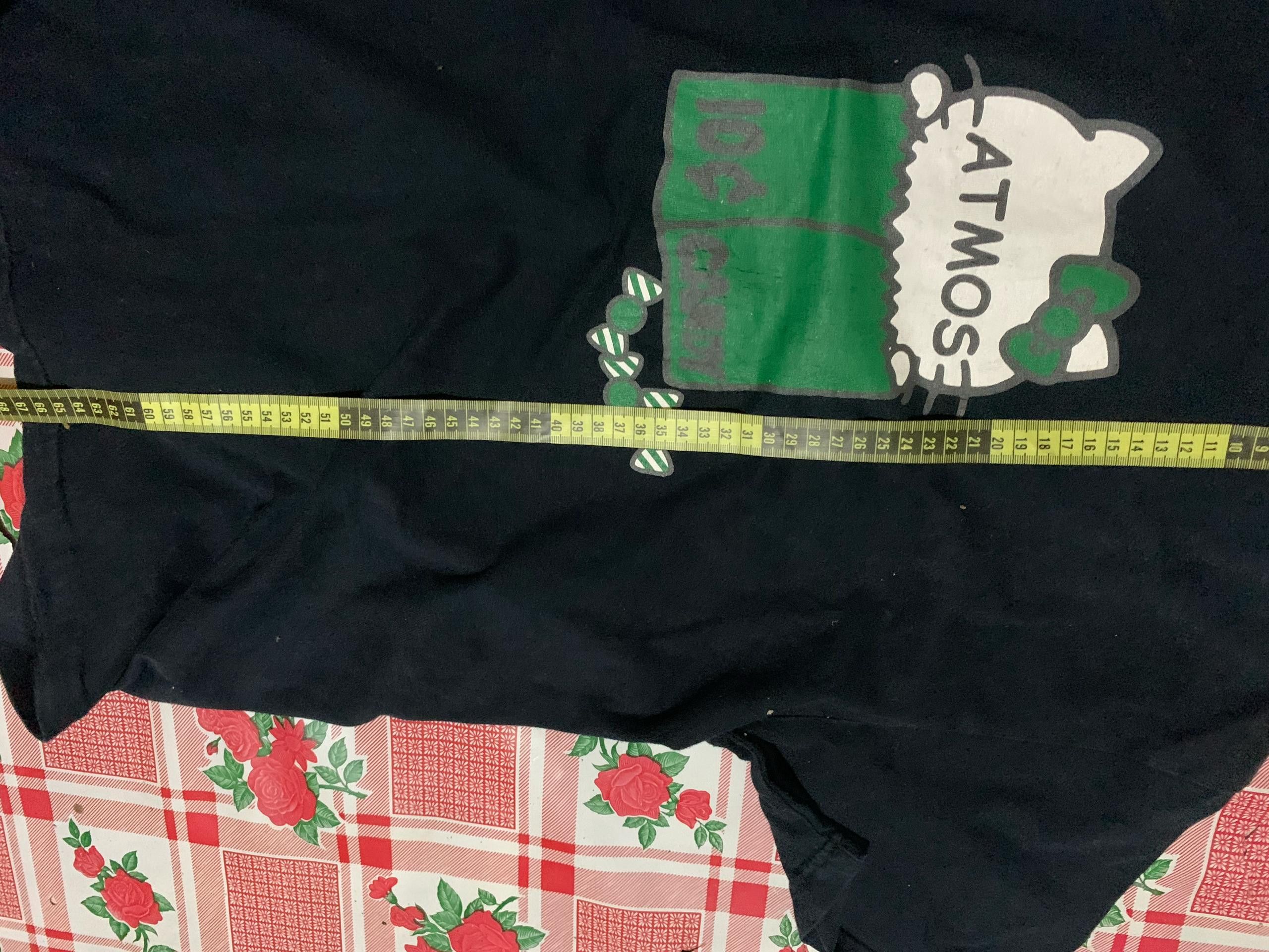 Anime Hello kitty X Atmos Japan Rare Collectible Tshirt Size US L / EU 52-54 / 3 - 2 Thumbnail