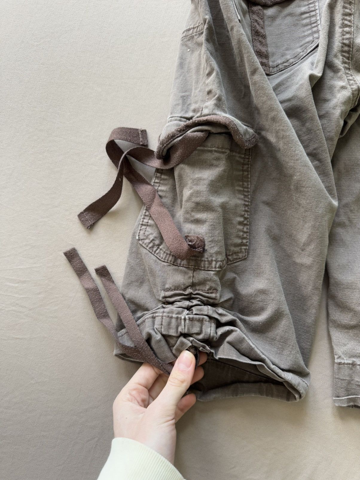 Other Grunge Y2K Duplex Low Rise Bermuda Cargo Shorts Size 28" / US 6 / IT 42 - 5 Thumbnail