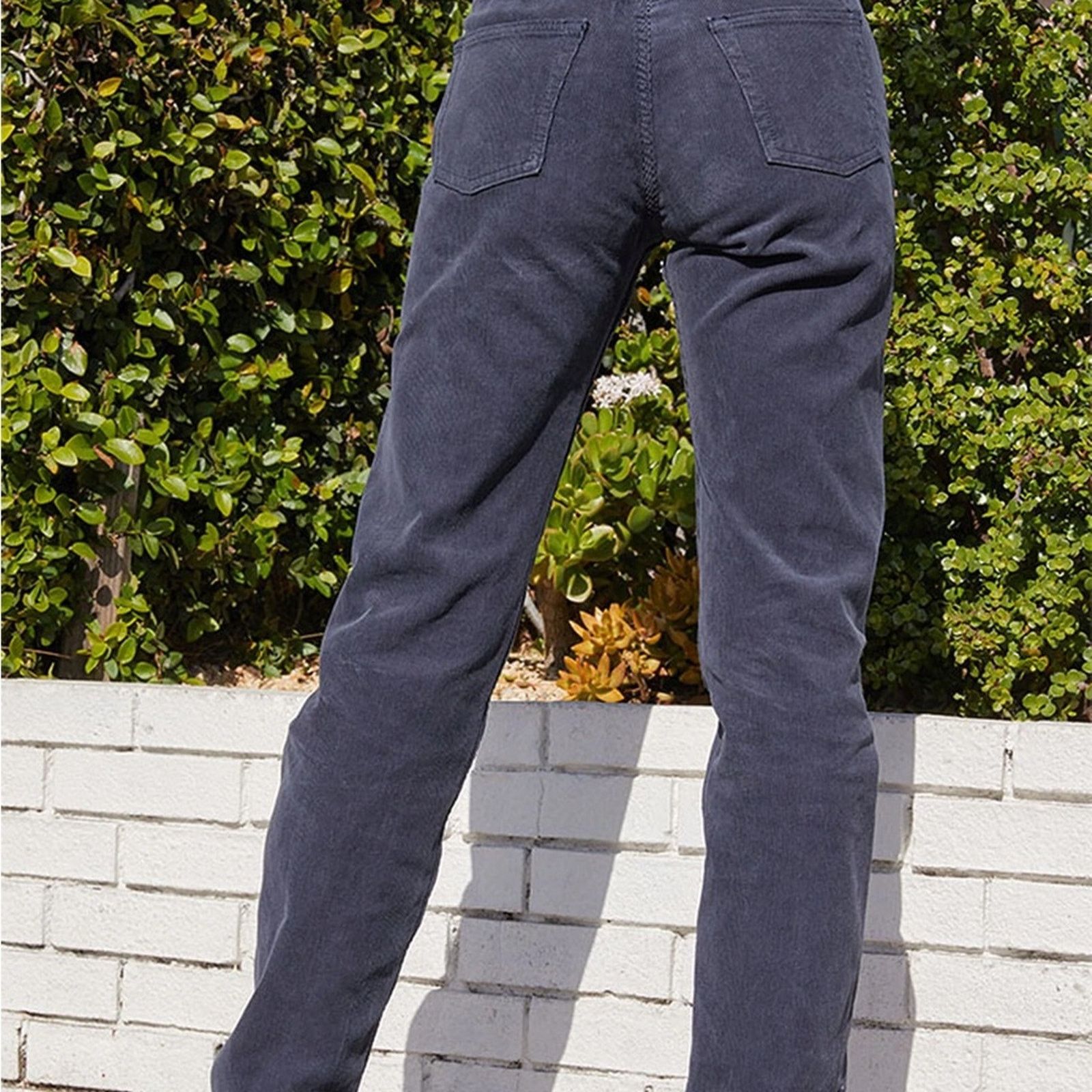 Brandy Melville John Galt x Brandy Melville Corduroy Straight Pants Women S Size 27" / US 4 / IT 40 - 4 Thumbnail