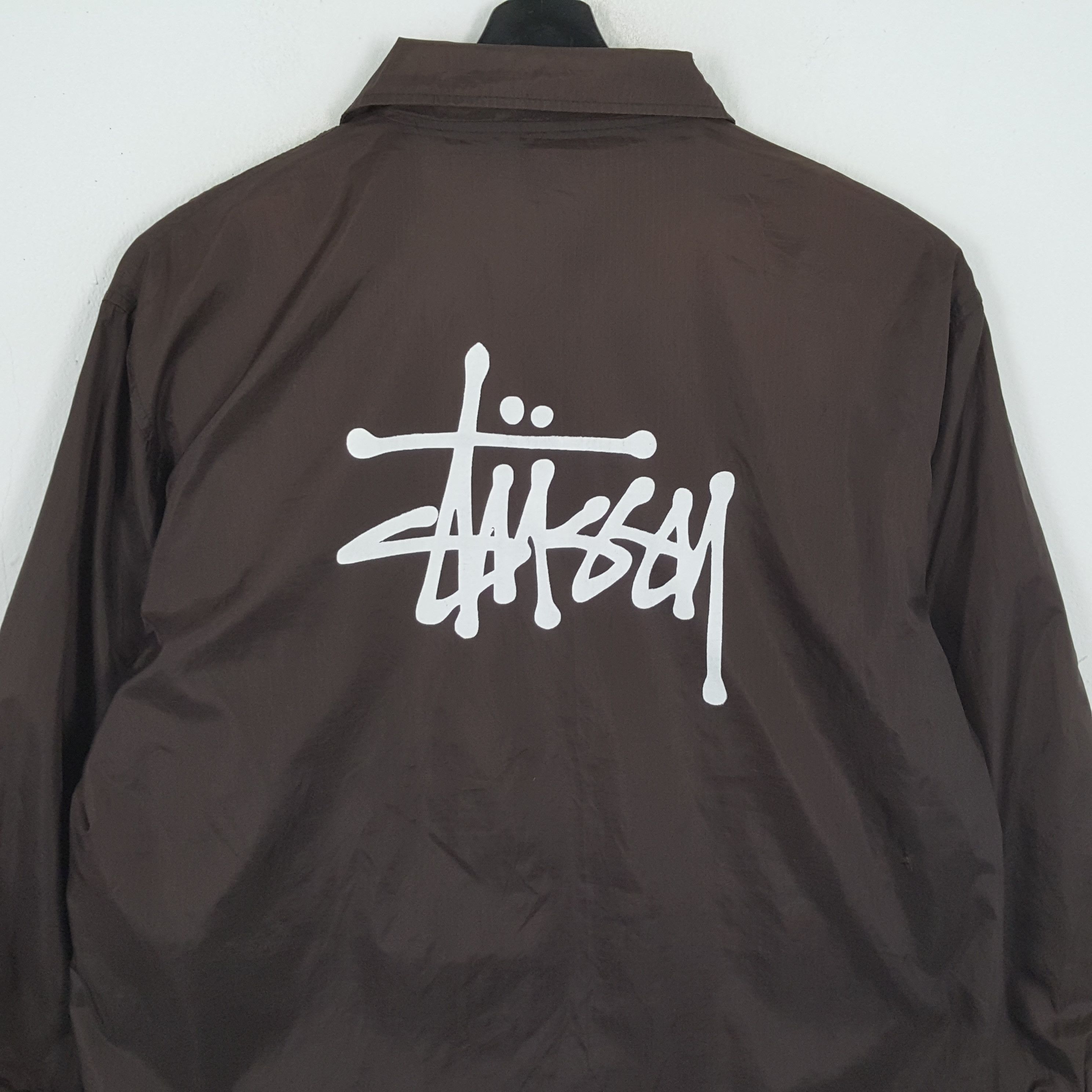 Stussy × Vintage STUSSY Streetwear Style Custom Art Jacket Size US XL / EU 56 / 4 - 2 Thumbnail