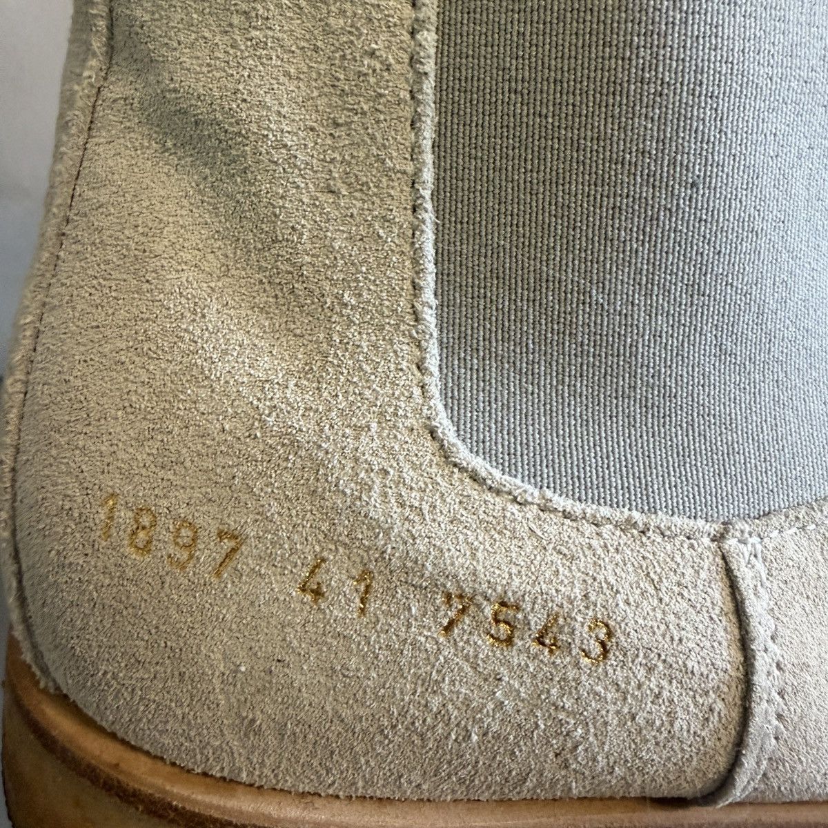 Common Projects Common Projects Suede Chelsea Boot Made in Italy Size US 8 / EU 41 - 8 Thumbnail