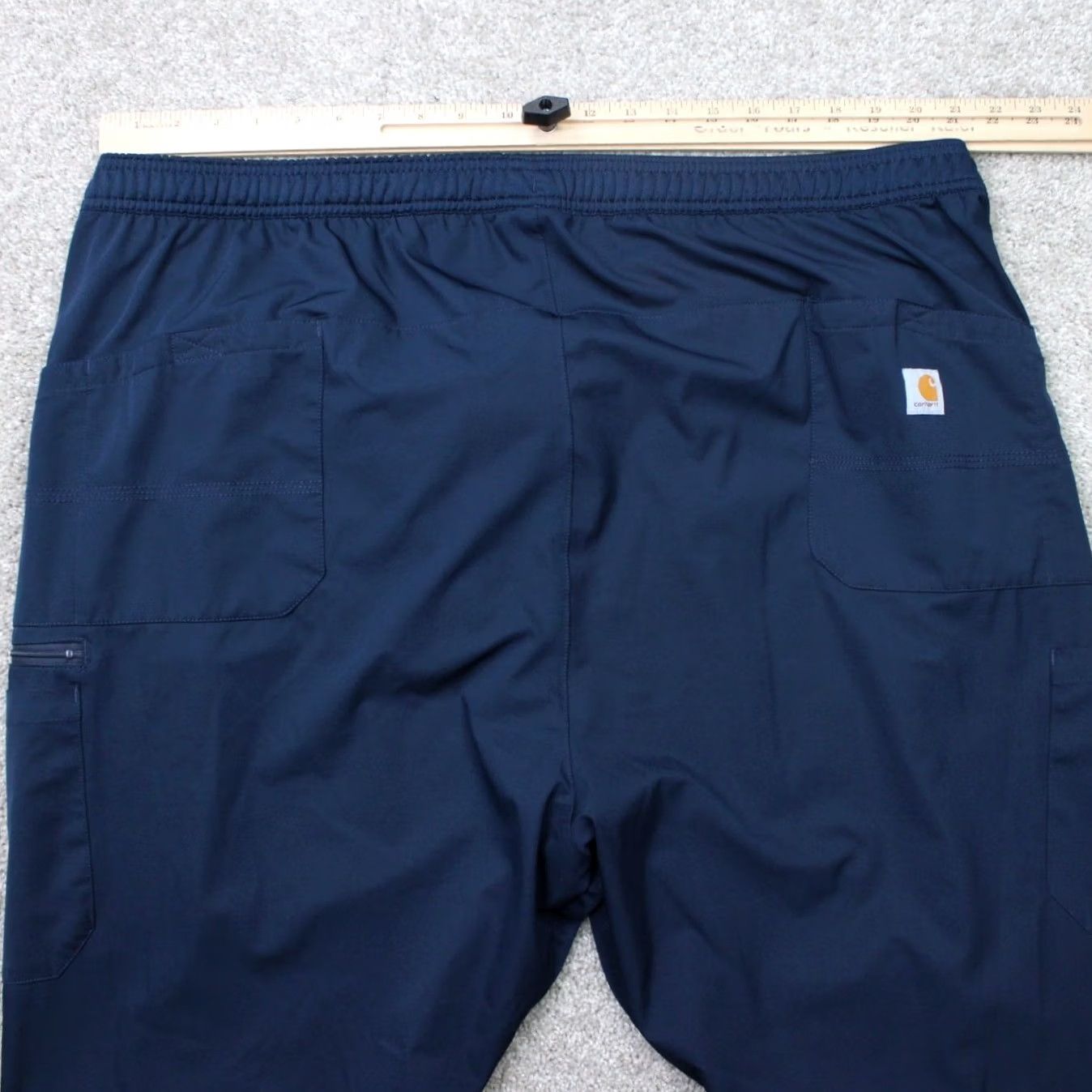 Carhartt Carhartt Pants Mens 3XL Blue Straight Leg Cargo Pocket 5-Pocket Design Workwear Casual Men Regular Size US 39 - 6 Thumbnail
