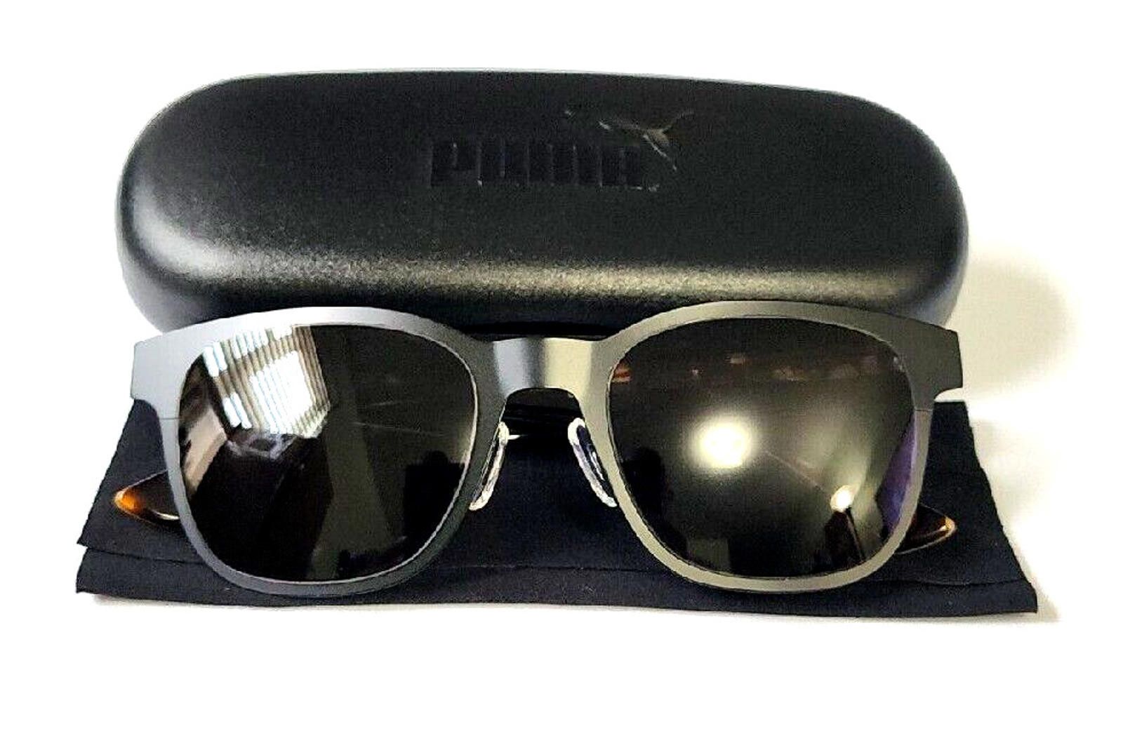 Puma Puma PU0070S 001 Greenpoint Gray Sunglasses 56-20 140 New Size ONE SIZE - 2 Thumbnail