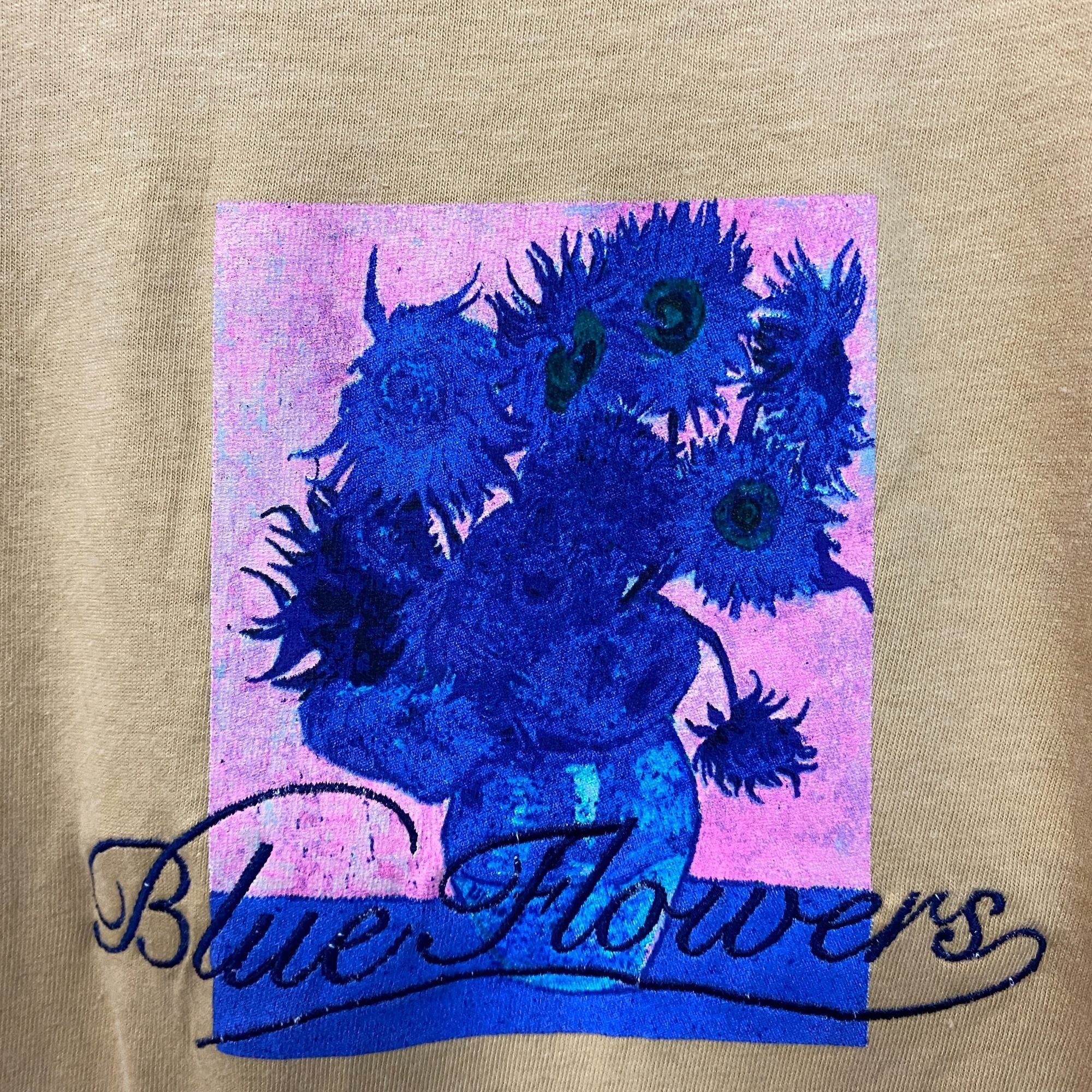Other Blue Flowers Graphic Design T-Shirt Medium Size US M / EU 48-50 / 2 - 2 Thumbnail