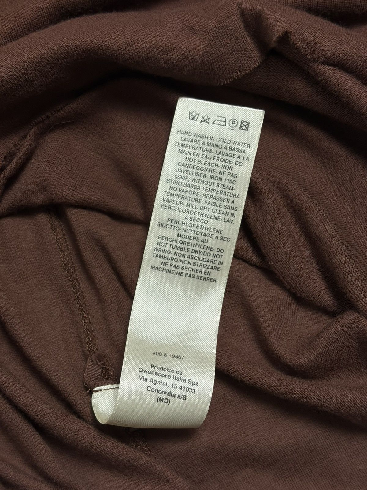 Rick Owens Rick Owens FW22 bourdeaux semi sheer essential longsleeve Size US S / EU 44-46 / 1 - 5 Thumbnail