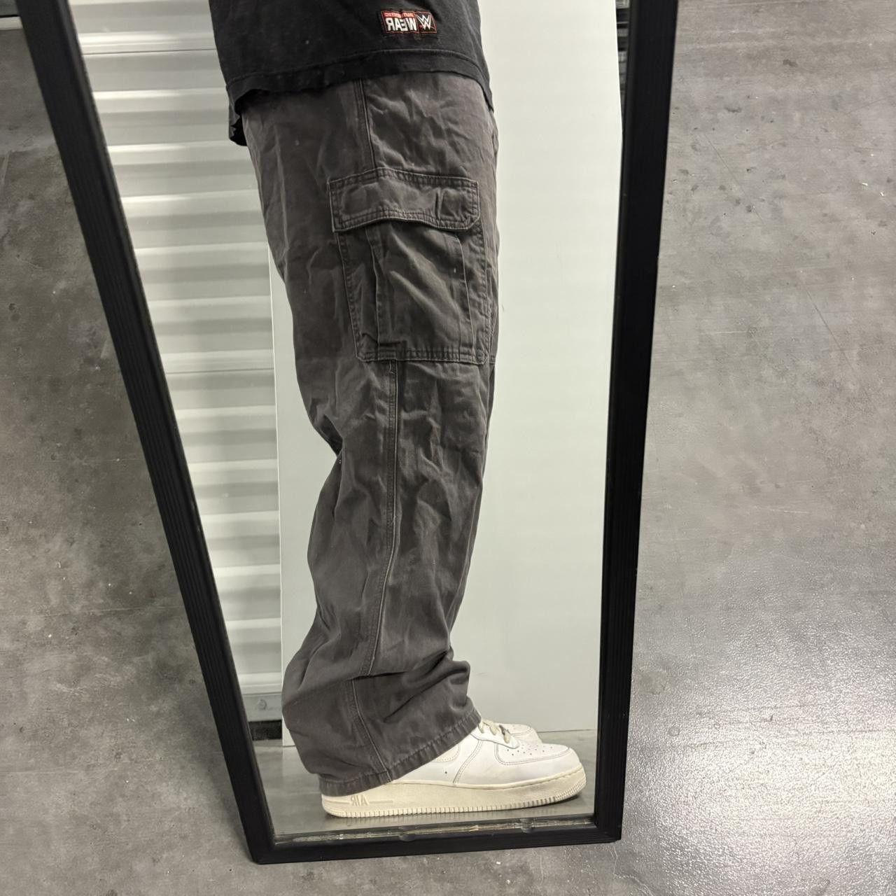 Vintage Crazy Vintage Y2K/2000s Baggy Grey Skater Style Workwear Cargo Pants! Size US 40 / EU 56 - 1 Thumbnail