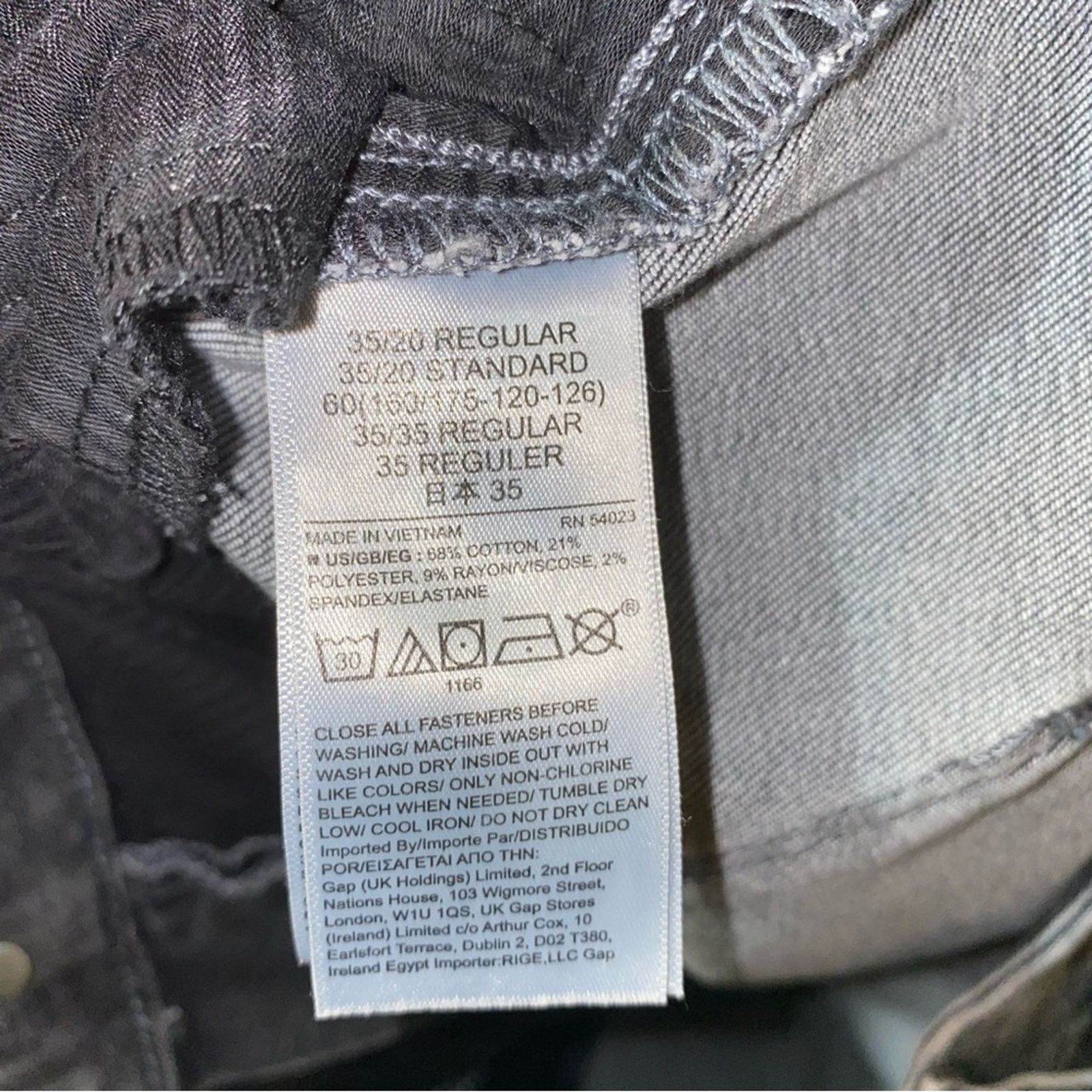 Gap Gap Universal Jegging Contoured Sky High Skinny Grey Jeans Size 42" / US 20 - 7 Thumbnail