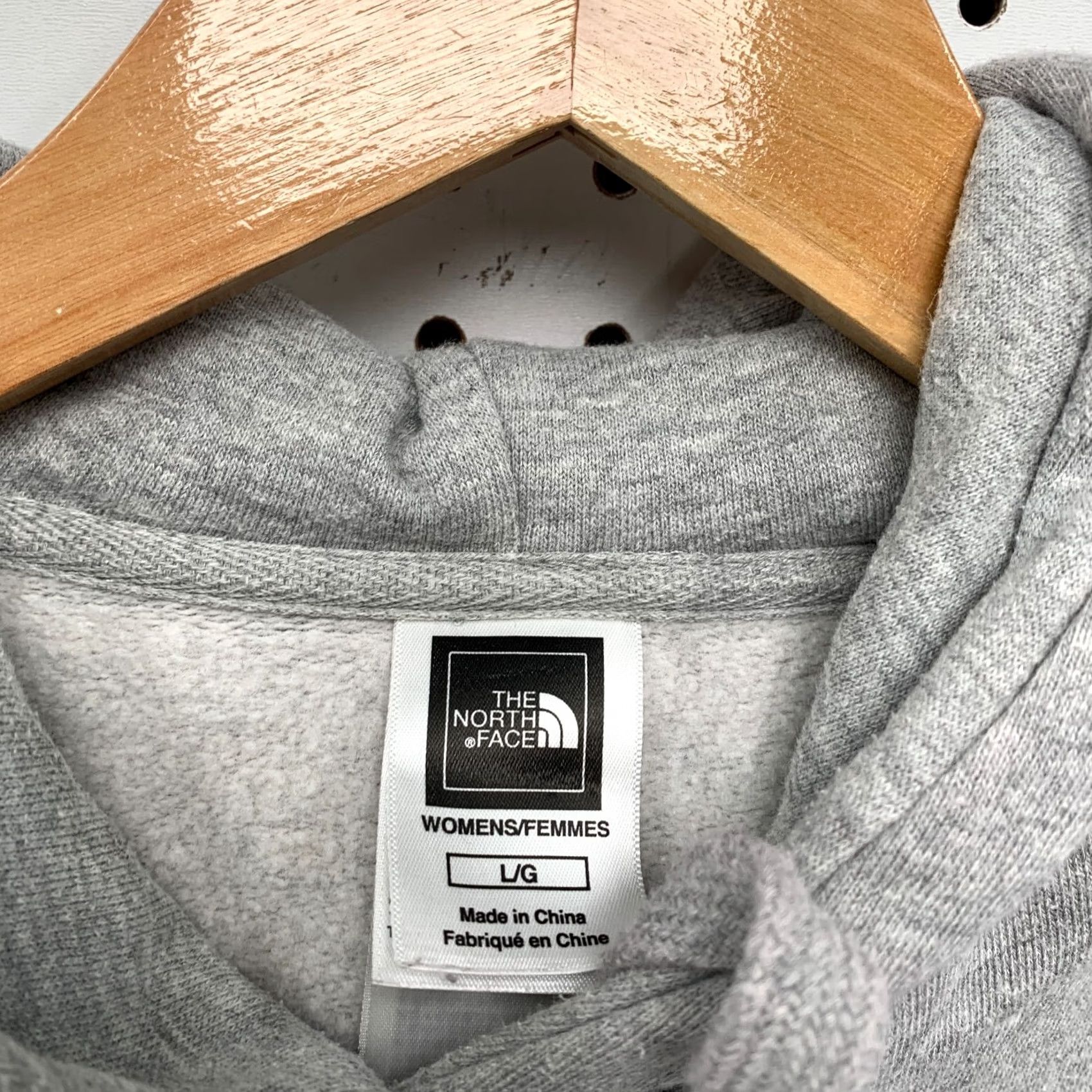 The North Face North Face Sweatshirt Blue Logo Womens Large Hooded Pullover Gray Blue Logo Sweatshirt Womens Large Hooded Pullover Size L / US 10 / IT 46 - 7 Thumbnail