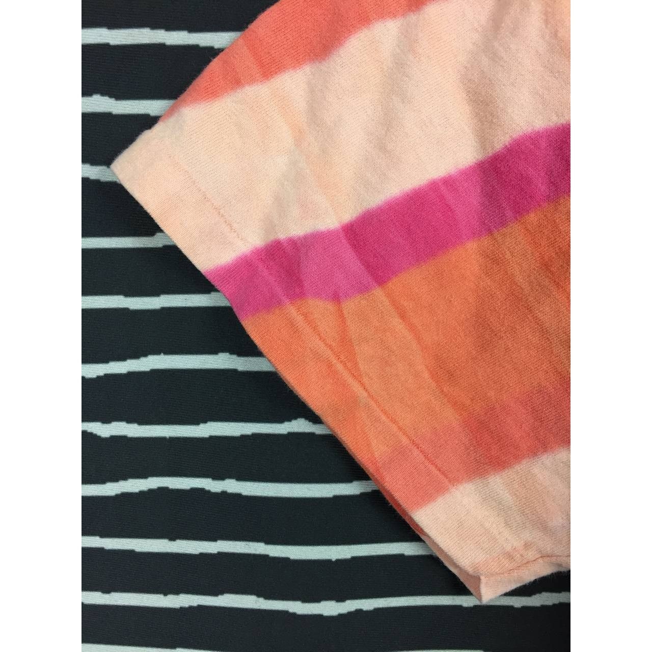 Vintage Vtg 90s Power Pro By Oneita Psychedelic Stripe Tie Dye Tee Size US L / EU 52-54 / 3 - 6 Thumbnail
