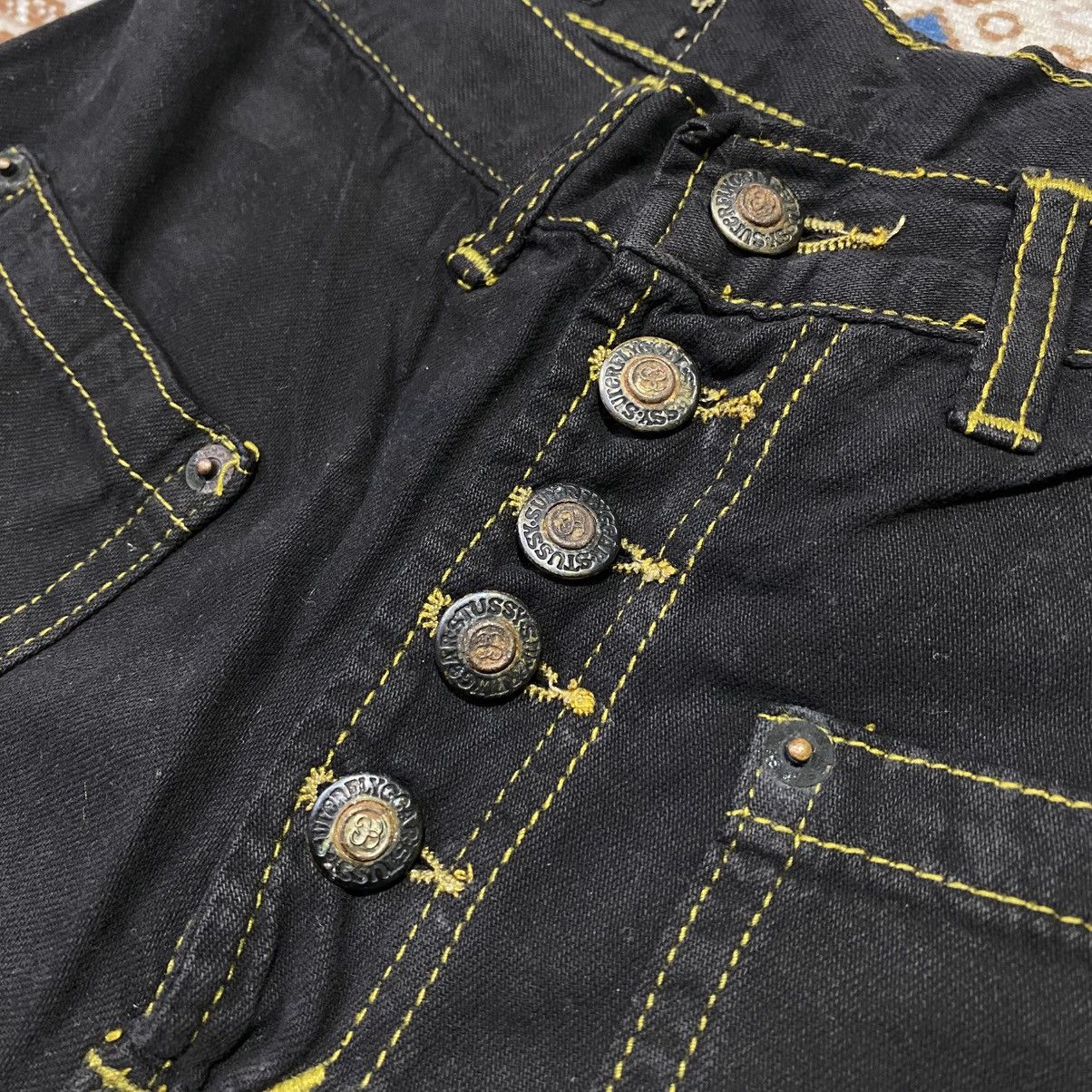 Stussy × Vintage Stussy Mom Jeans Pants Size 26" / US 2 / IT 38 - 6 Thumbnail