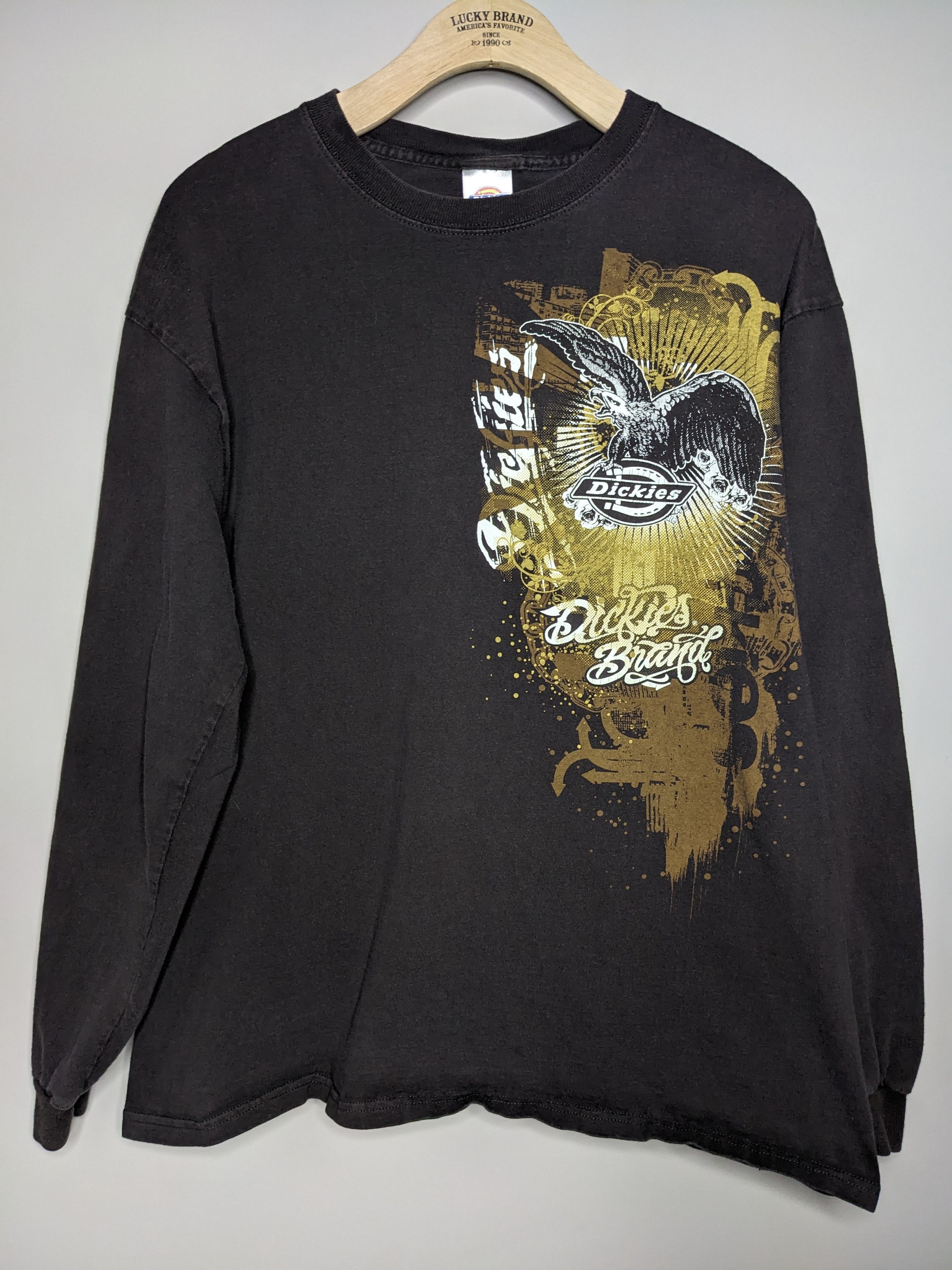 Dickies VTG Dickies Long Sleeve Graphic Shirt Eagle Logo Large Y2K Size US L / EU 52-54 / 3 - 1 Thumbnail