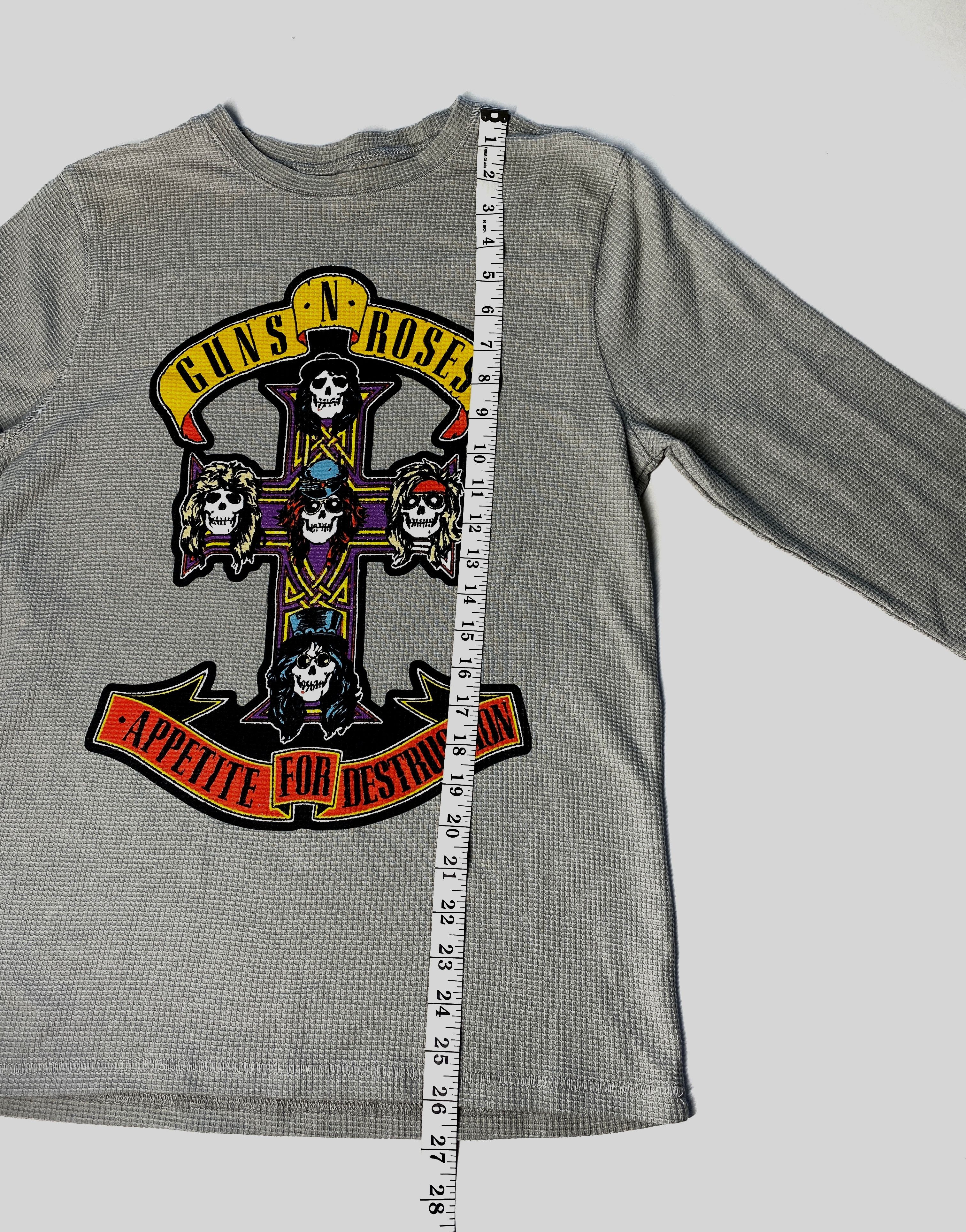 Other Streetwear grey long sleeve top S skeleton roses graphc Size S / US 4 / IT 40 - 6 Thumbnail