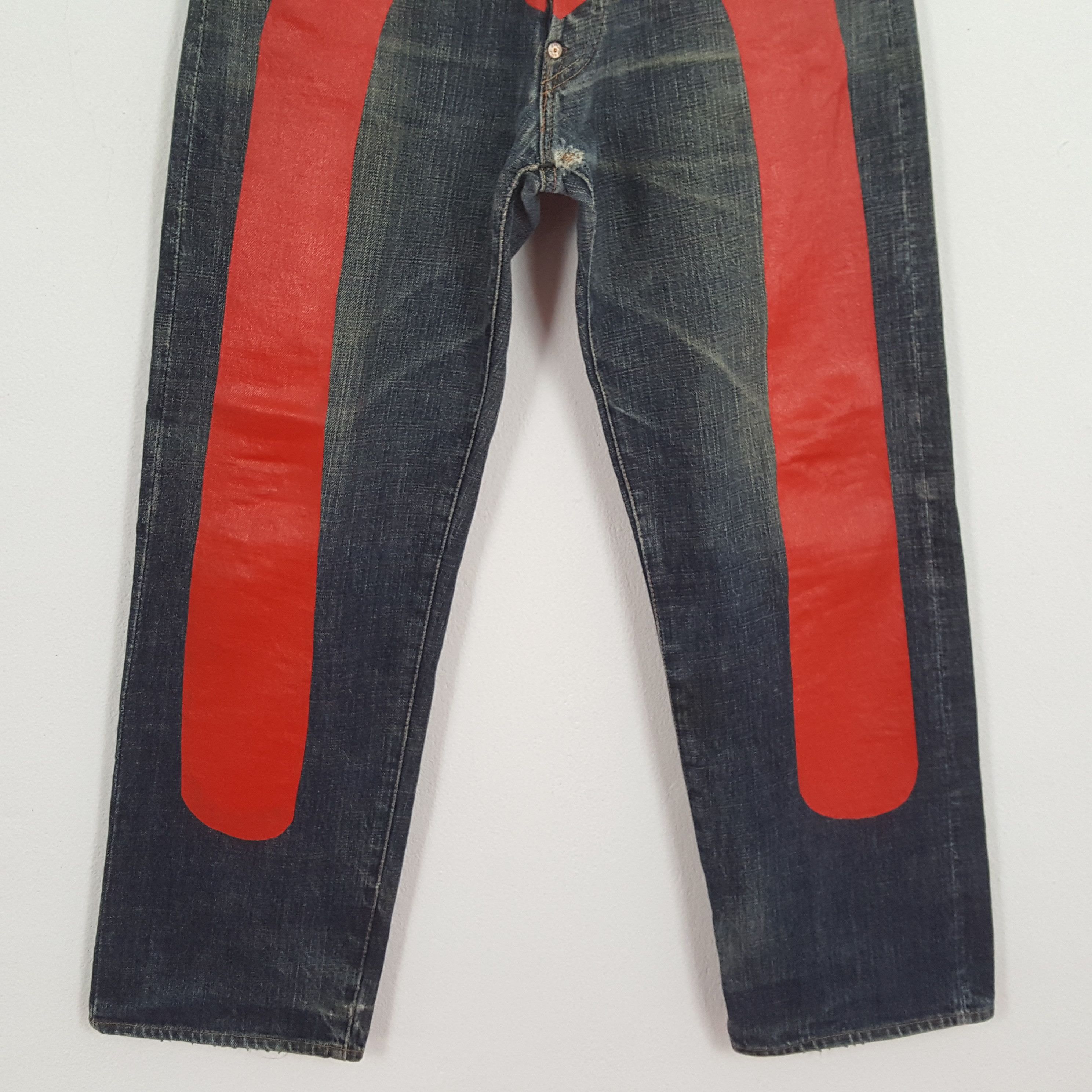 Evisu × Japanese Brand × Vintage EVISU Japanese Brand Streetwear Custom Daicock Jeans Size US 30 / EU 46 - 3 Thumbnail