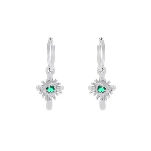 Jewelry Green Gemstone Earrings Size ONE SIZE - 6 Thumbnail