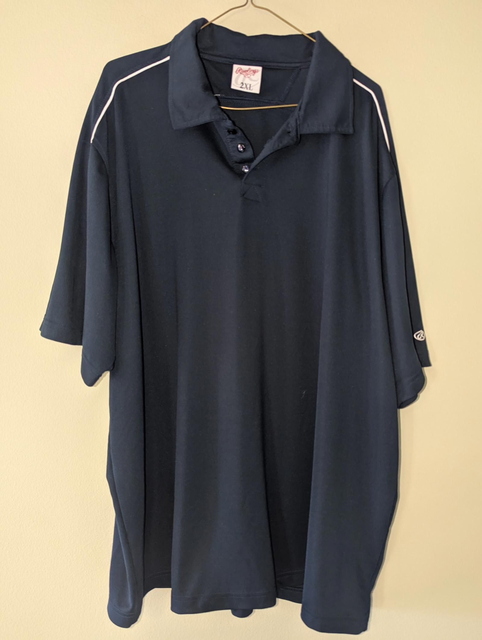 Designer Vintage Rawlings Men's Polo Shirt 2XL - Comfortable Size US XXL / EU 58 / 5 - 1 Thumbnail