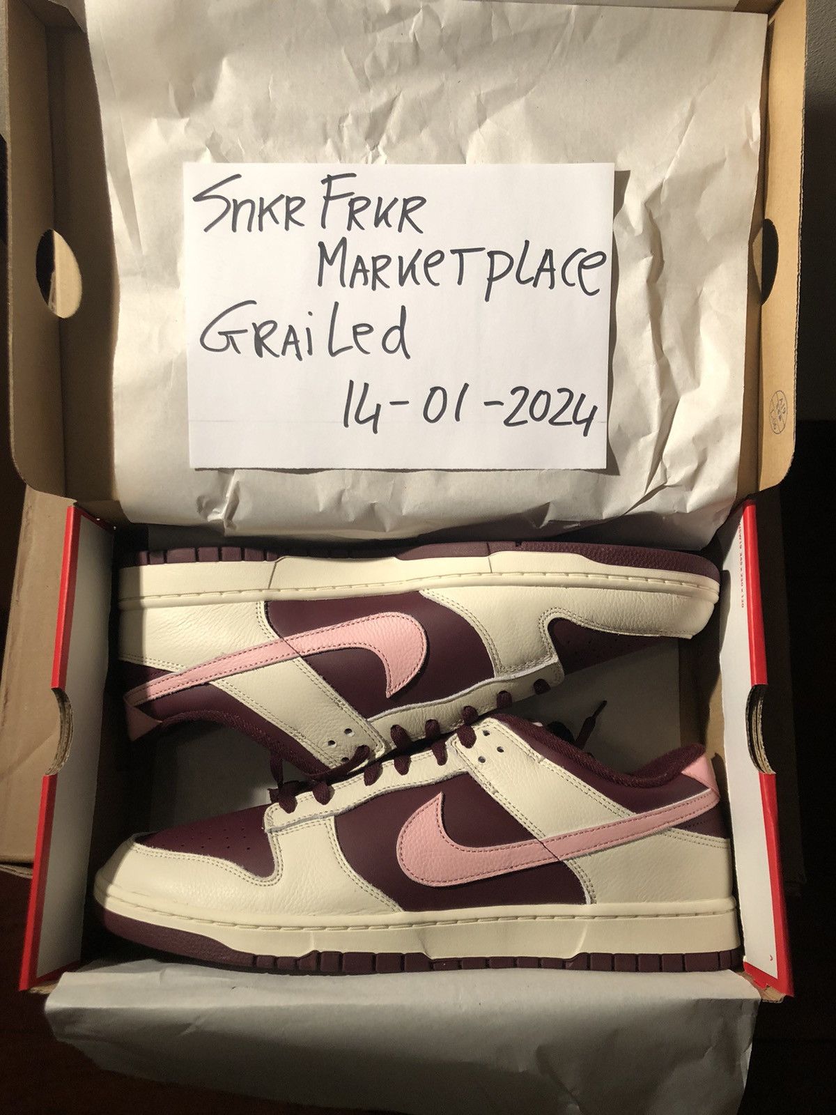 Nike Dunk Low Premium ‘Valentine's Day‘ DR9705-100 US15