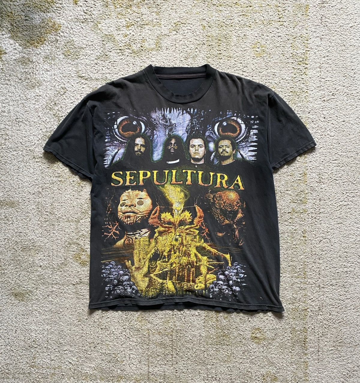 Band Tees Vintage 90’s Sepultura Mexican Bootleg Shirt Size US L / EU 52-54 / 3 - 1 Thumbnail