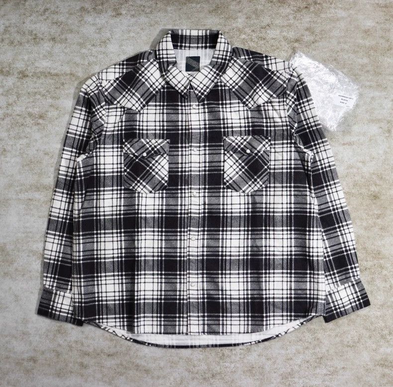 Visvim Visvim Four Corners Check Long Sleeve Shirt- DMC Size US M / EU 48-50 / 2 - 1 Thumbnail