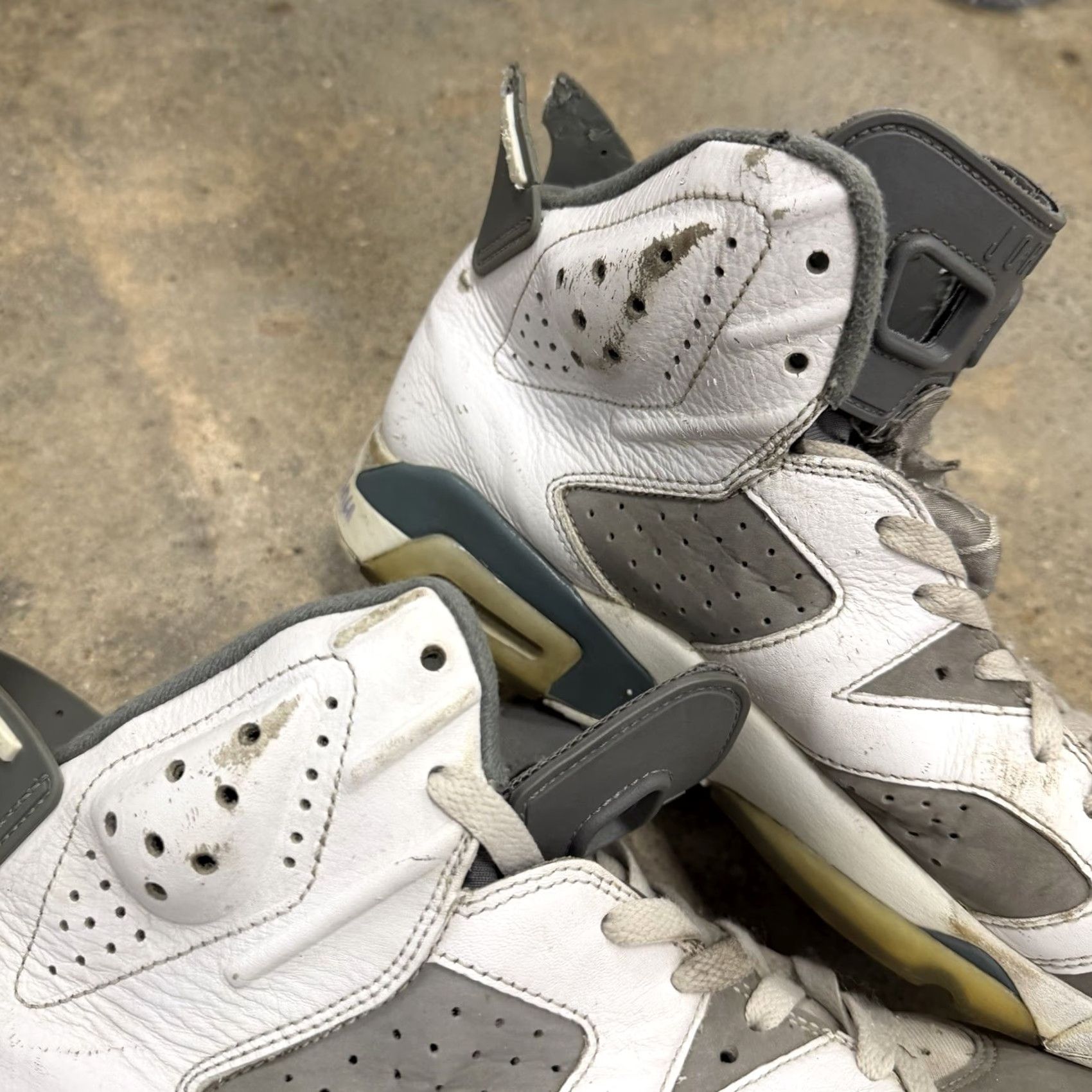Jordan Brand Air Jordan 6 Retro Cool Grey Mens Size 9.5 Sneaker Jordan Mens 9.5 Size US 9 / EU 42 - 3 Thumbnail