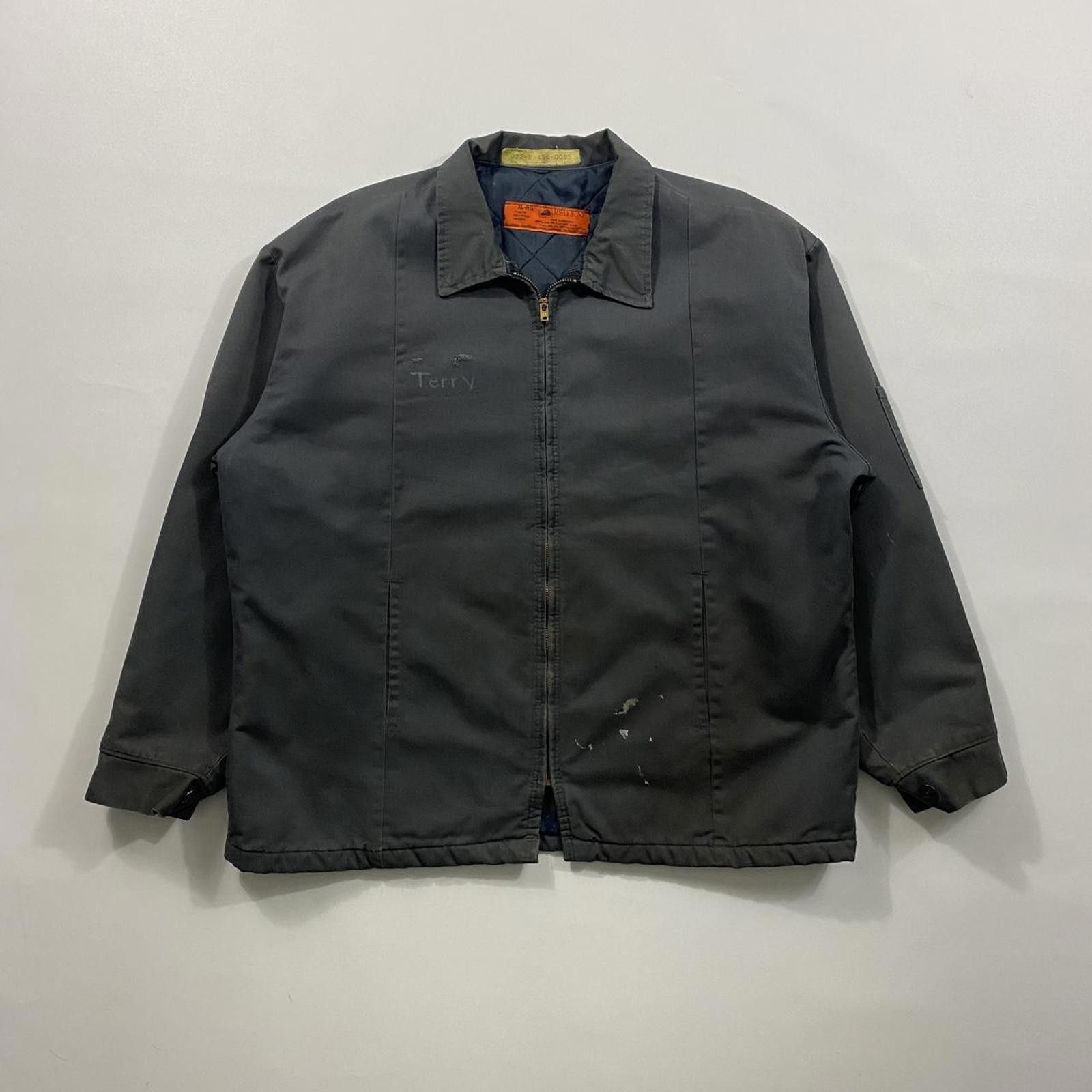 Vintage Grey Workwear Jacket Size US XL / EU 56 / 4 - 1 Thumbnail
