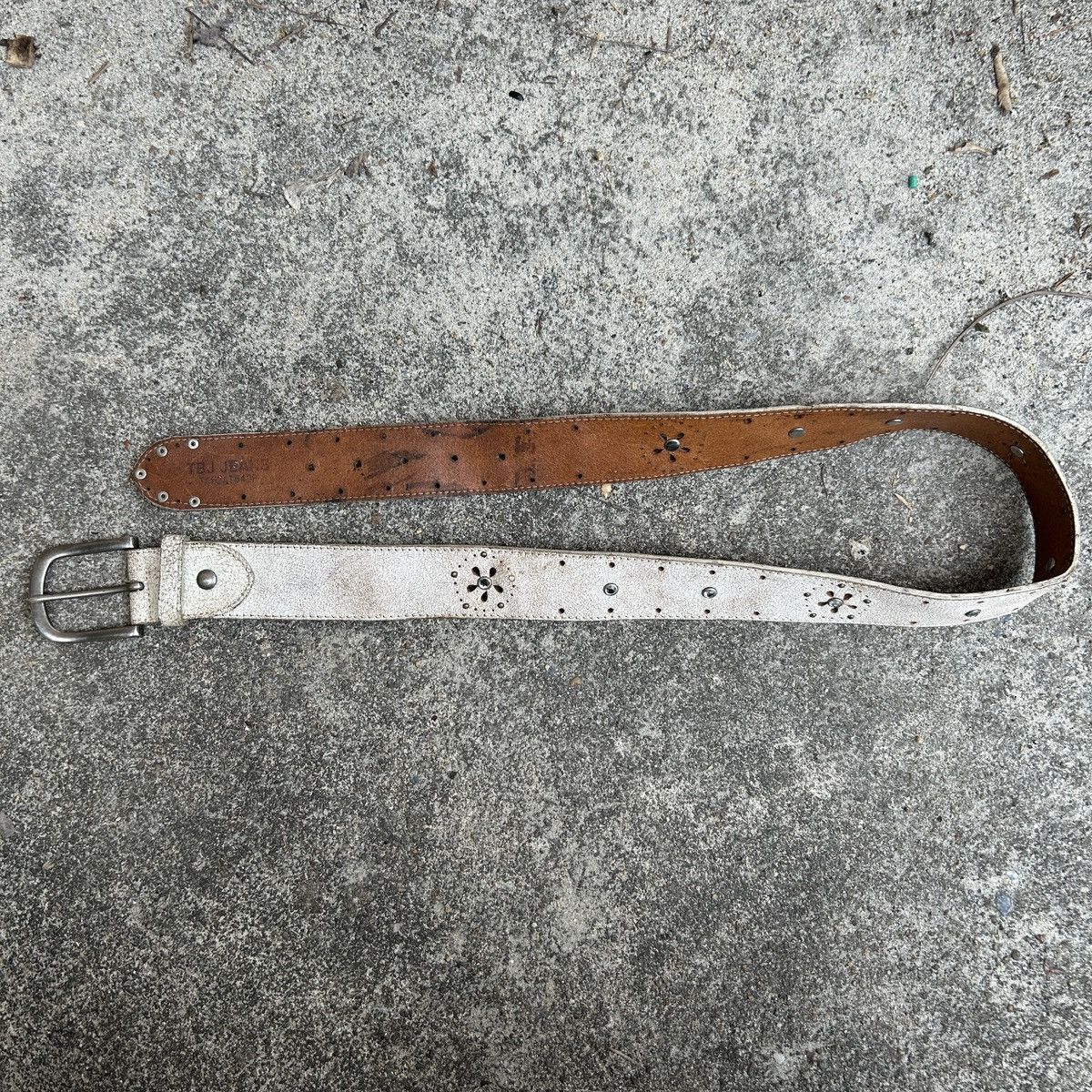 Vintage Vintage studded leather belt (Ka-pi-tal Style) Size ONE SIZE - 1 Thumbnail