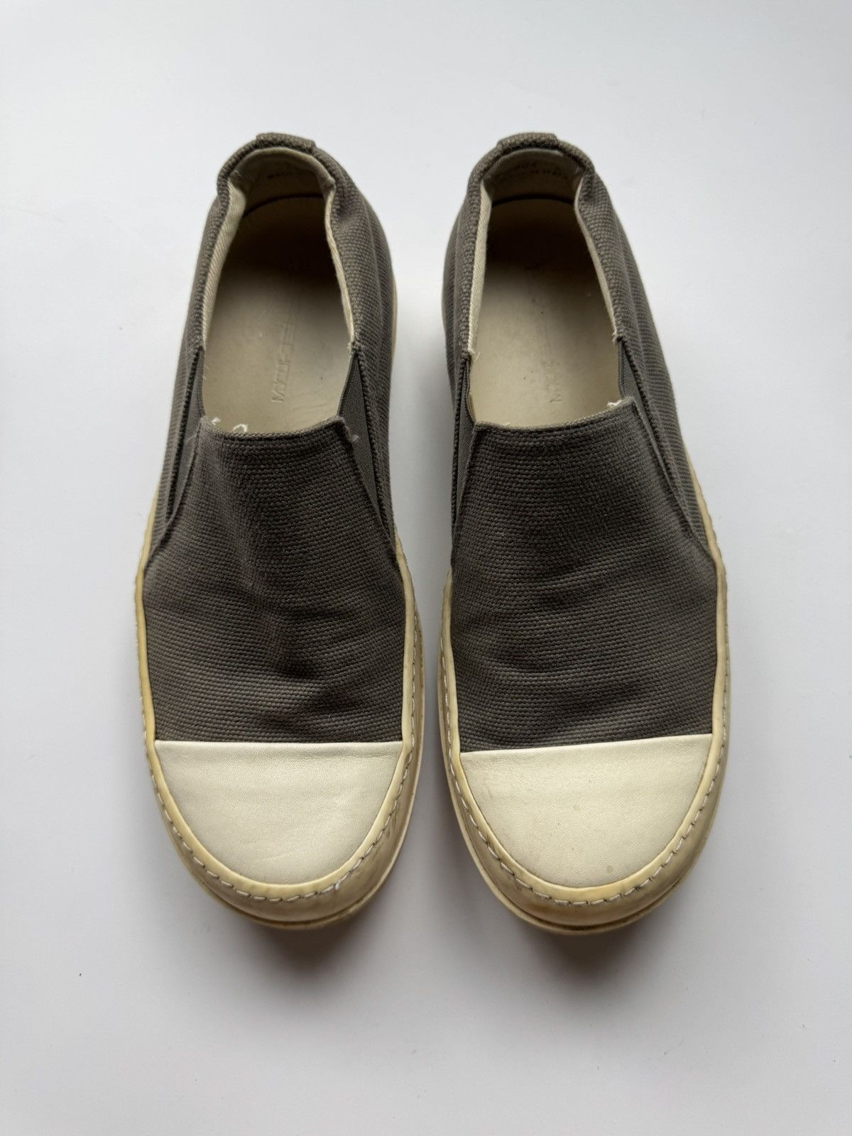 Rick Owens Drkshdw Rick Owens Drkshdw Beige Boat Shoes Size US 7 / EU 40 - 4 Thumbnail