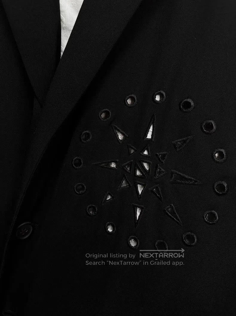 Yohji Yamamoto Yohji Yamamoto 92ss Floral Cutout Blazer. Size US S / EU 44-46 / 1 - 5 Thumbnail