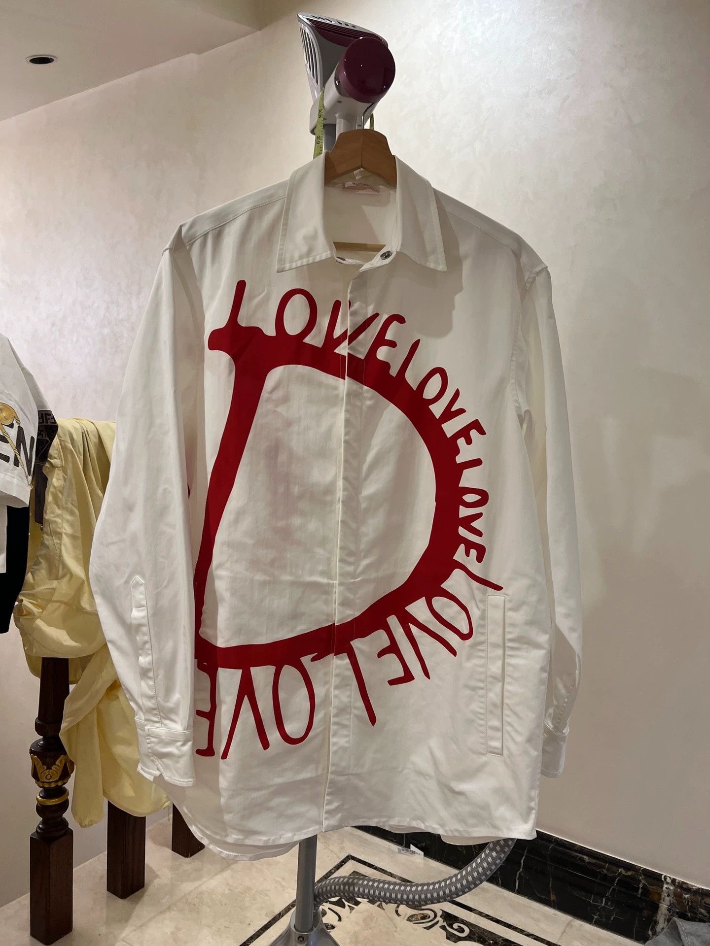 Valentino Valentino Oversize Qixi Festival Limited Edition Boyfriend Shirt Jacket - dmc Size US L / EU 52-54 / 3 - 1 Thumbnail
