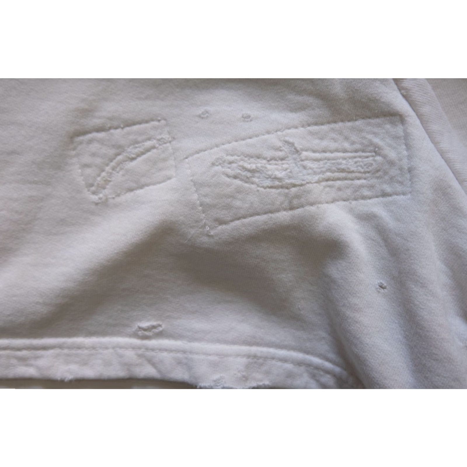 Body Glove BODY GLOVE CANADA MADE VTG 90s RETRO WHITE 4" COTTON DISTRESSED SHORTS WMNs SZ M 28" WAIST 4" INSEAM SHORTS Size 32" / US 10 / IT 46 - 5 Thumbnail