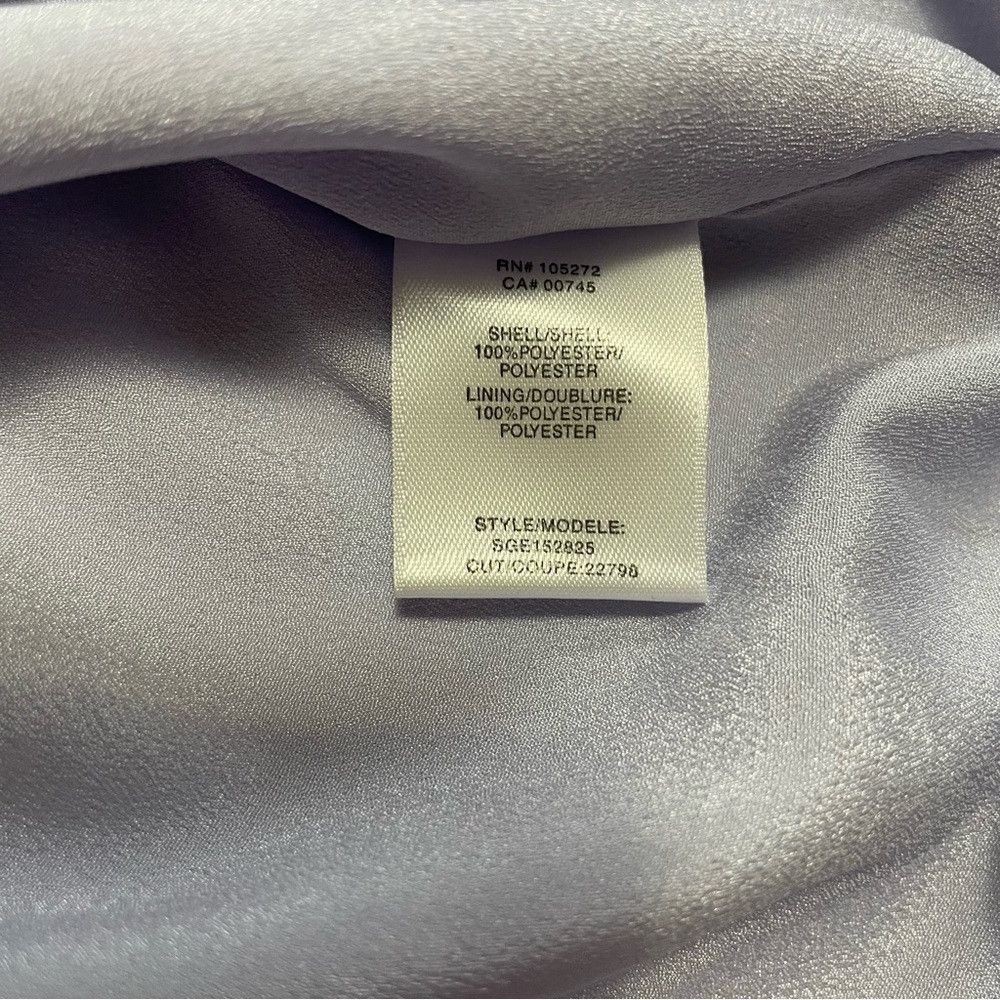 Halston Heritage NWT New $295 Halston Heritage Drape Back Cape Lavender Dres Size XL / US 12-14 / IT 48-50 - 8 Thumbnail