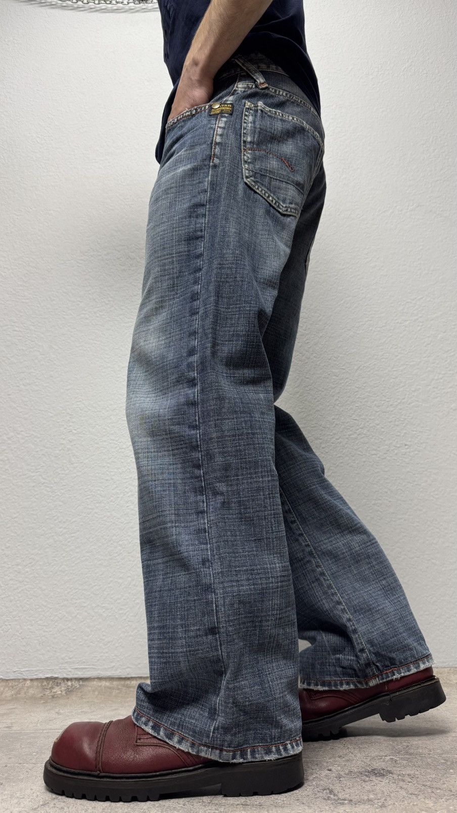 G-Star Vintage G Star Raw Pants Y2K Baggy Cargo Jeans Distressed Size US 30 / EU 46 - 5 Thumbnail