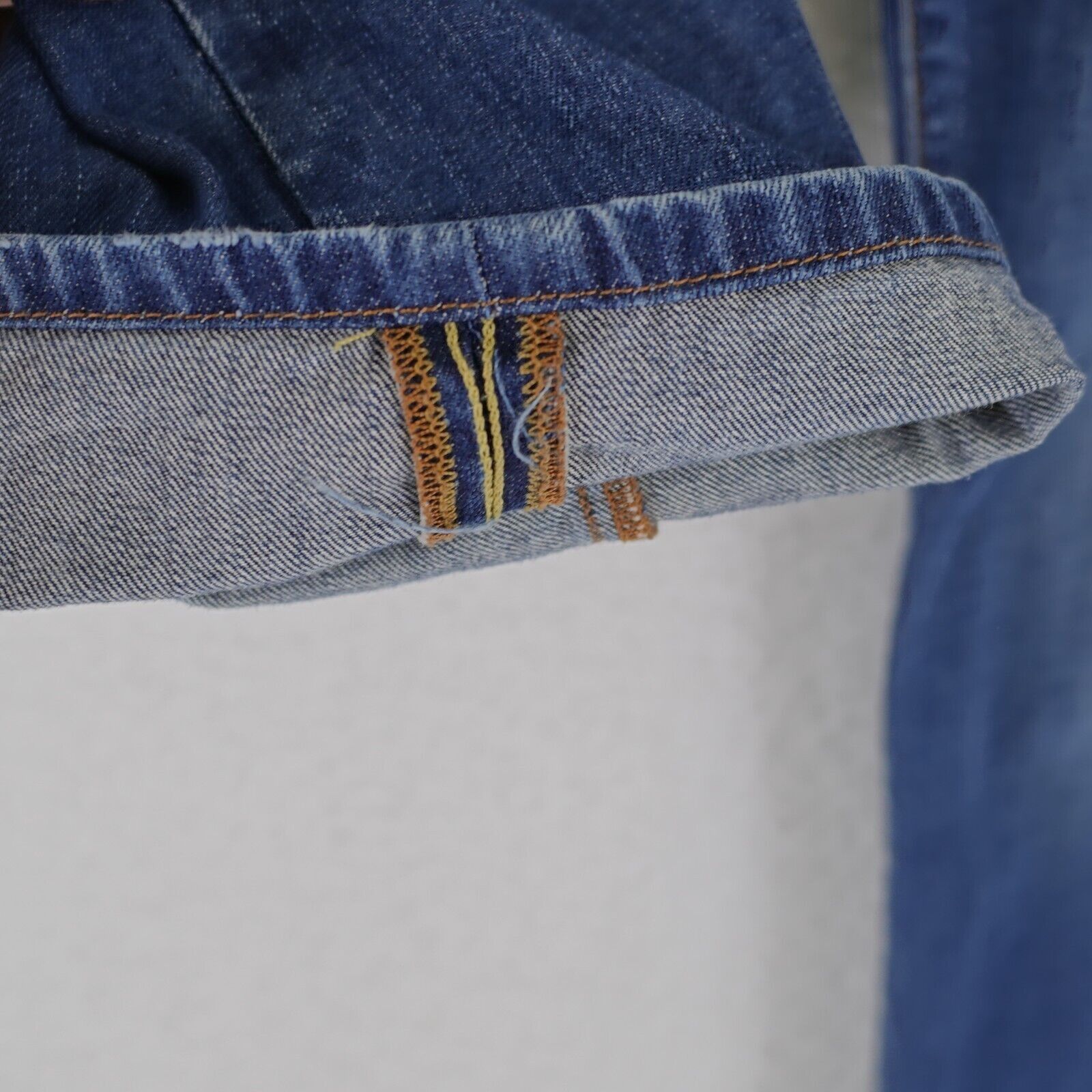 Lucky Brand Lucky Brand 329 Classic Straight Blue Denim Jeans 35/32 Ston Size US 35 - 4 Thumbnail