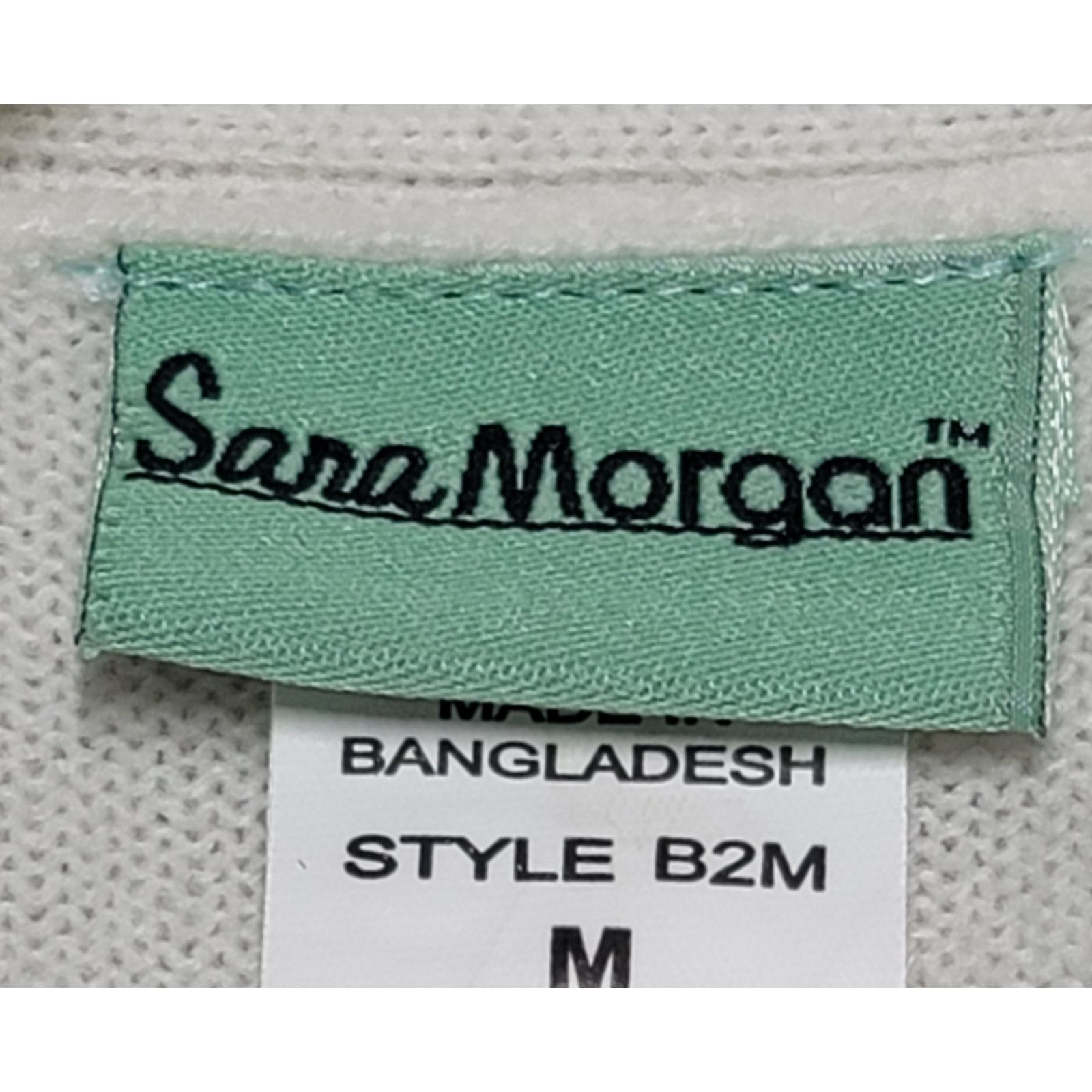 Other Sara Morgan Cream Weave Layer Cardigan Two-in-One Sweater M Size M / US 6-8 / IT 42-44 - 4 Thumbnail