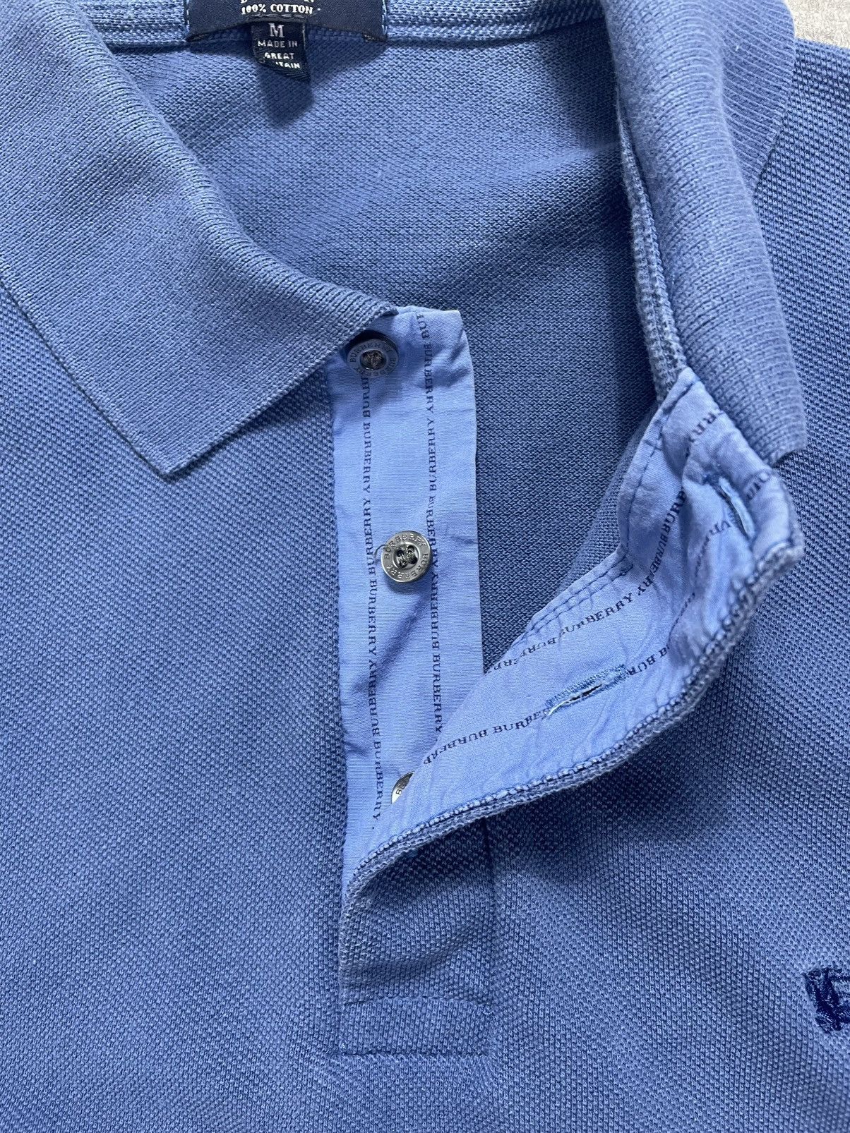 Burberry Vintage 90s Burberry London Polo T Shirt Retro Rare Hype Y2k Size US M / EU 48-50 / 2 - 3 Thumbnail