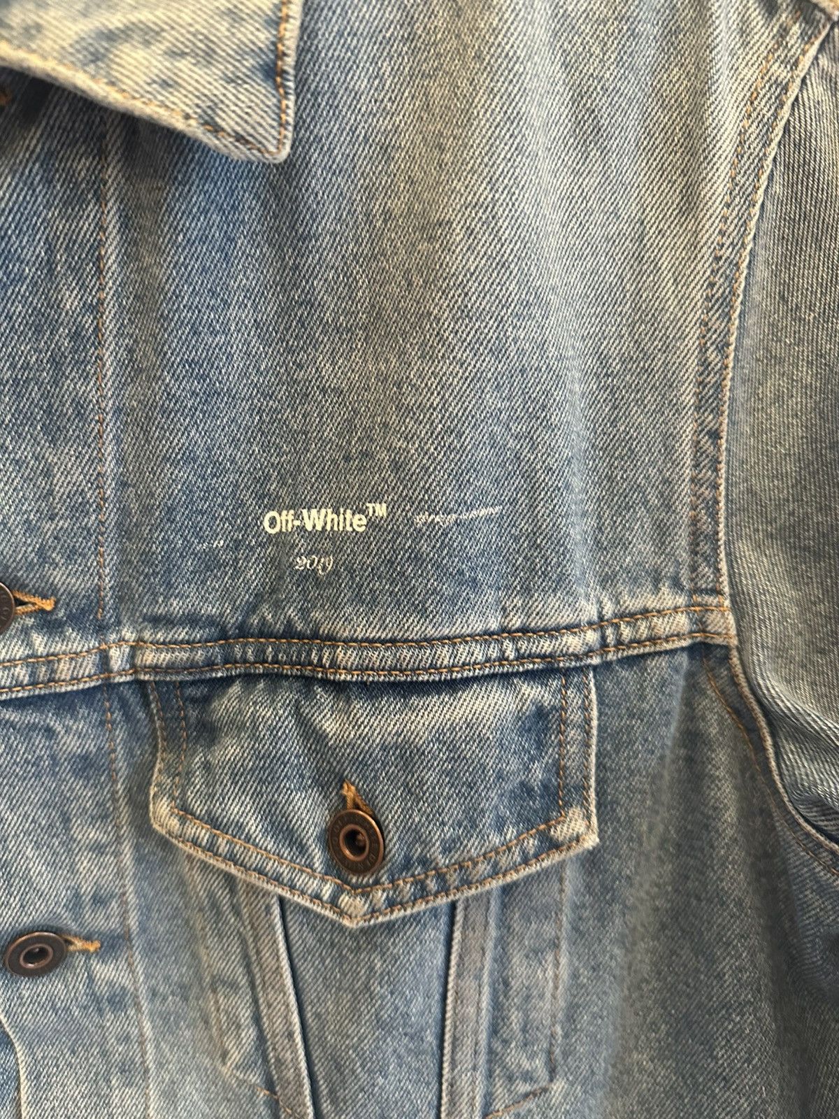 Off-White Off-White Denim Jacket Size US L / EU 52-54 / 3 - 7 Thumbnail