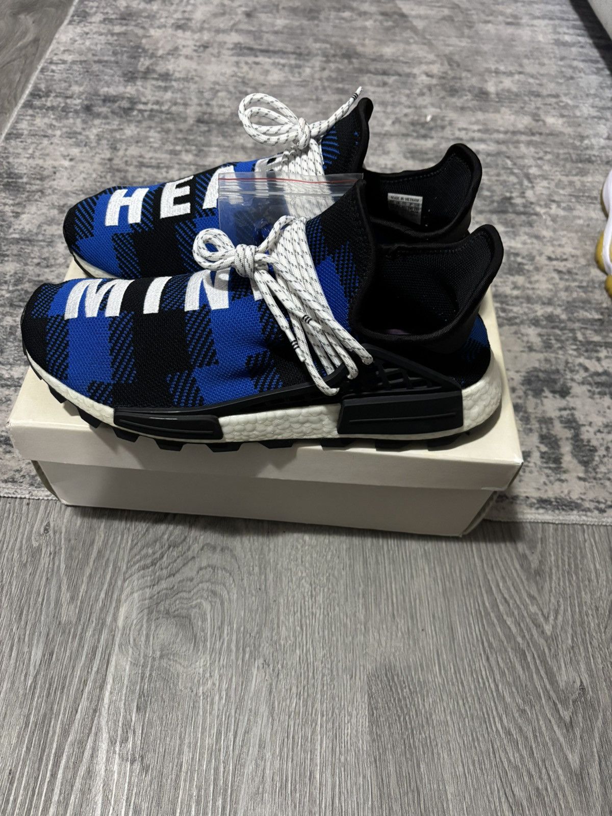 Adidas Adidas NMD x BBC Blue Plaid EF7387 Size 11 - Used Size US 11 / EU 44 - 4 Thumbnail