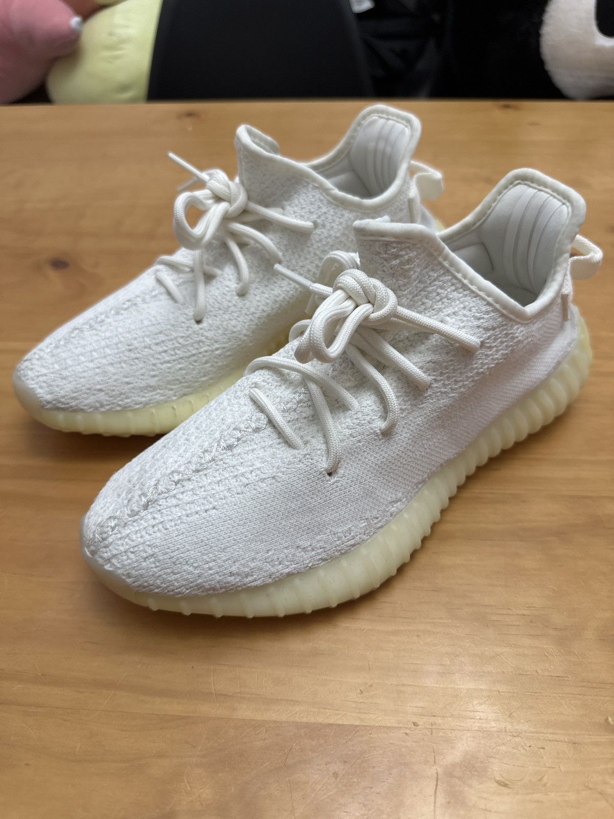 Adidas Adidas Yeezy Boost 350 V2 Triple White ‘Cream’ Size US 7 / IT 37 - 1 Thumbnail