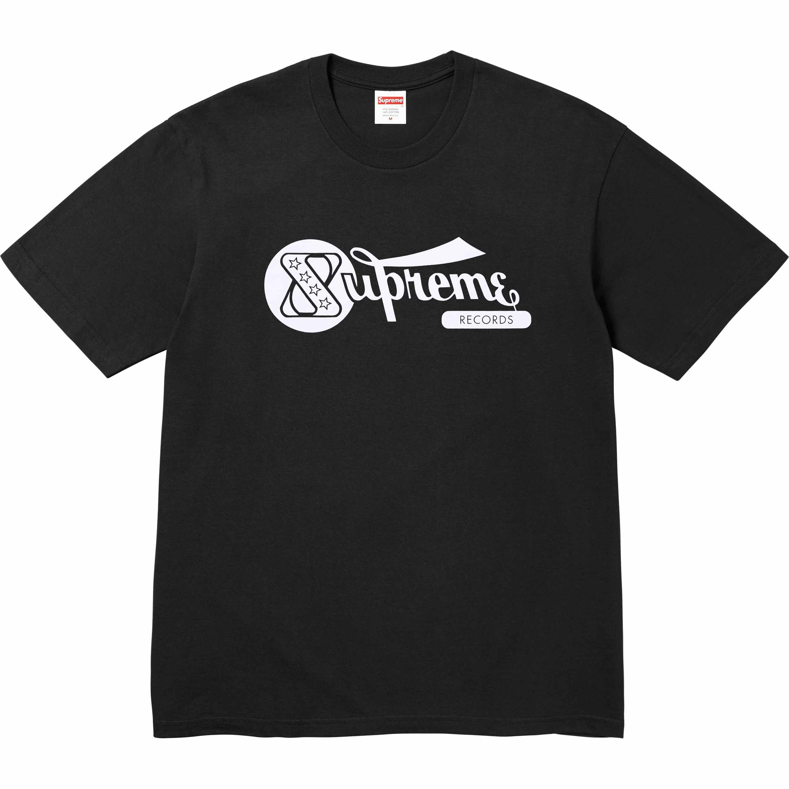Supreme Supreme Records Tee - Black - M - SS24 Size US M / EU 48-50 / 2 - 1 Preview