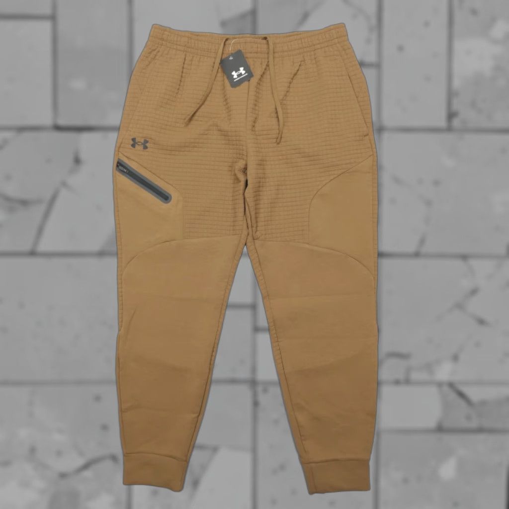 Under Armour Under Armour Unstoppable Fleece Grid Joggers Men’s L Brown Shoes? Size US L / EU 52-54 / 3 - 1 Thumbnail