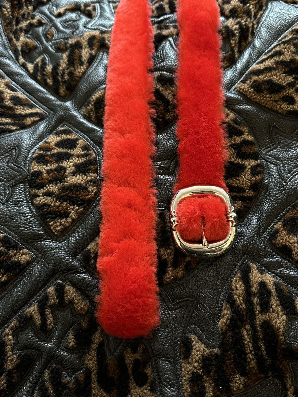 Chrome Hearts CHROME HEARTS FURRY RED GUNSLINGER Size ONE SIZE - 2 Thumbnail