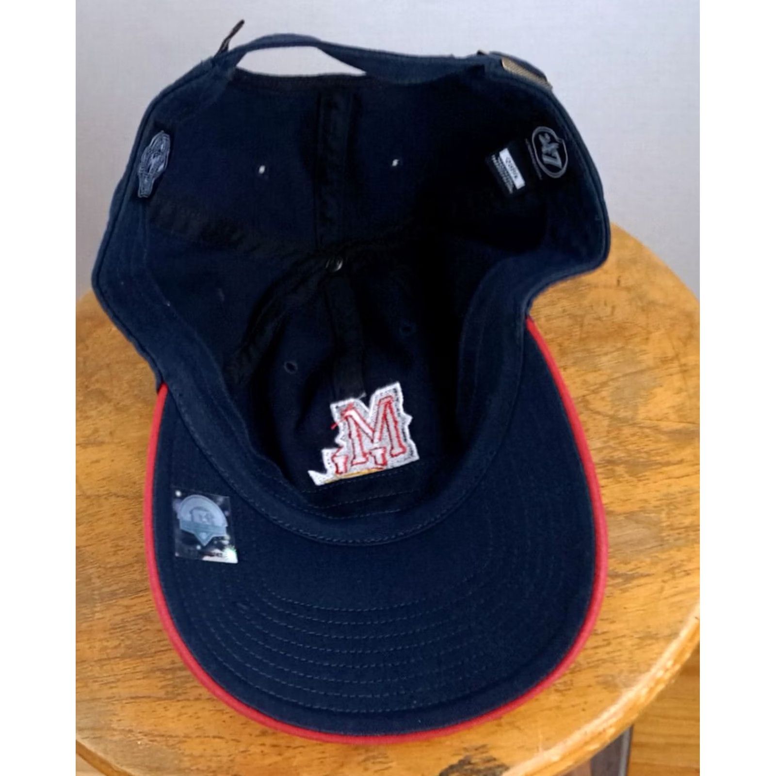 47 '47 Toledo Mud Hens Hat Blue Adjustable Men Baseball Cap Size ONE SIZE - 4 Thumbnail